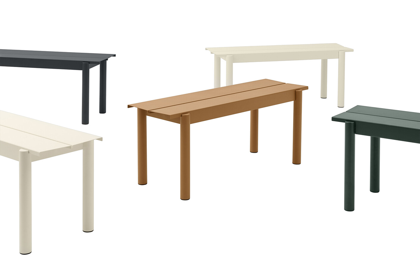 Linear Steel bench