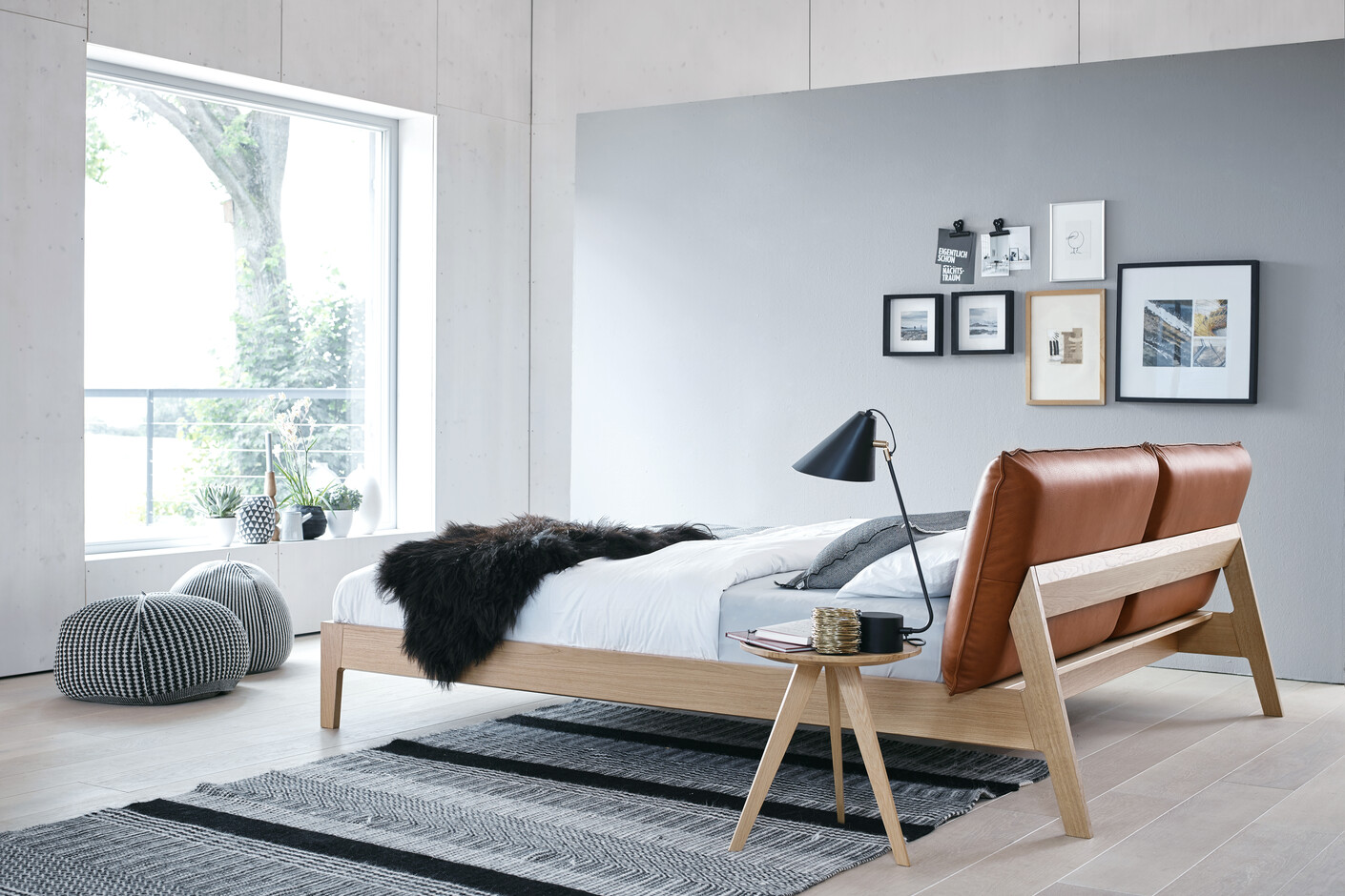 Wooden beds