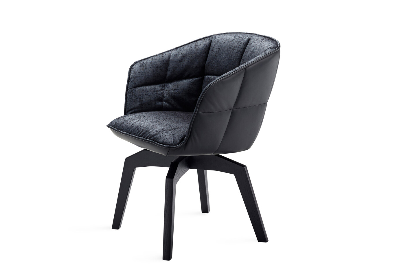 Marla Armchair High mit Holzgestell und Rückholmechanik