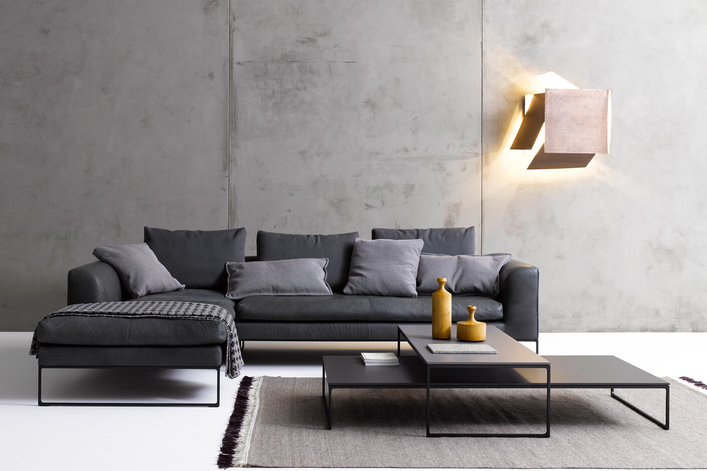 Mell Lounge mit losen Sitzkissen