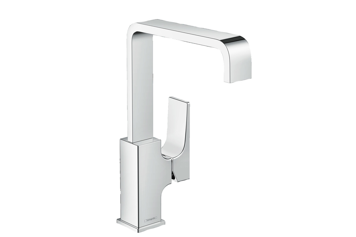 Metropol Single lever basin mixer 230 with lever handle and push-open waste set