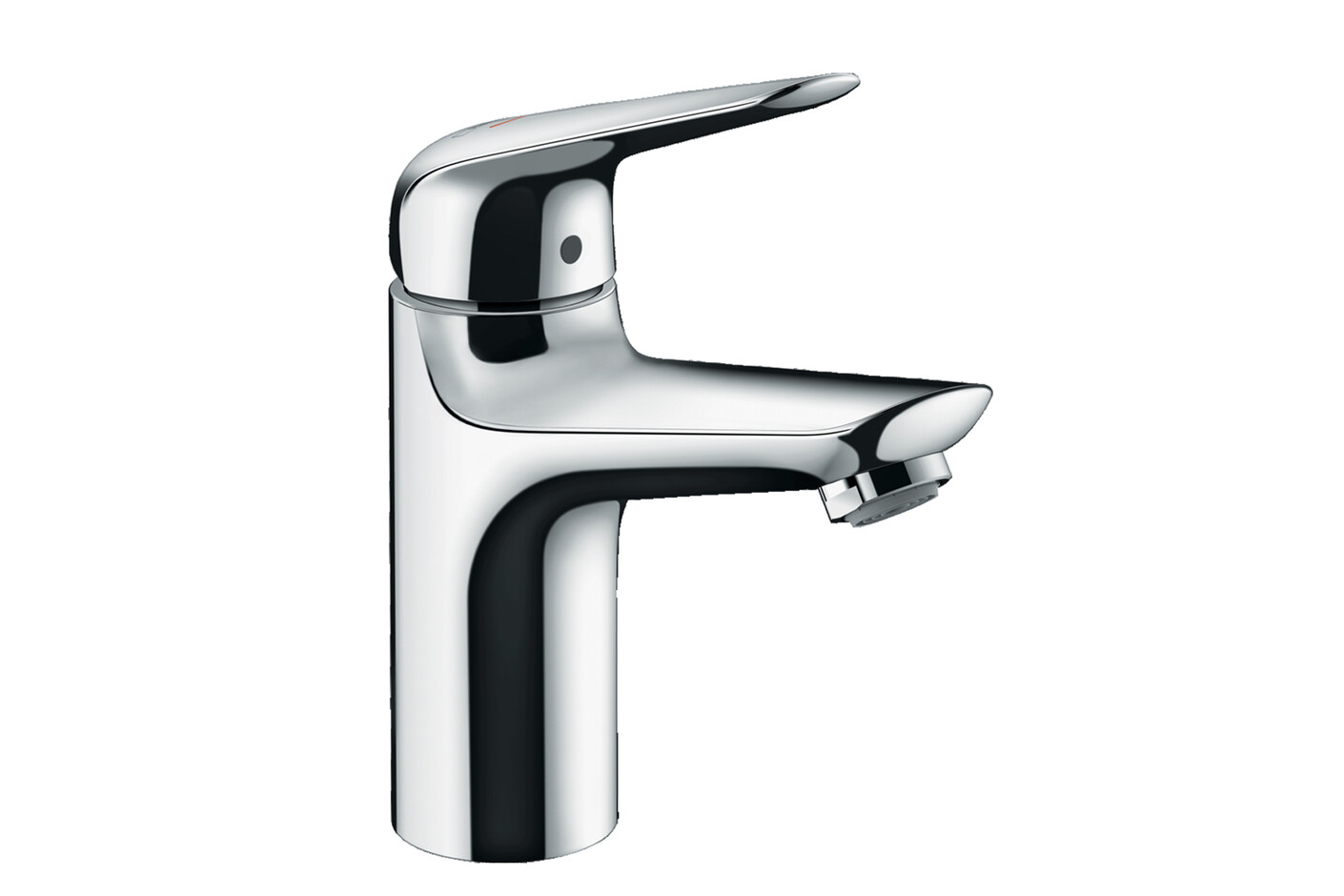 Novus Single lever basin mixer 100 CoolStart with push-open waste set