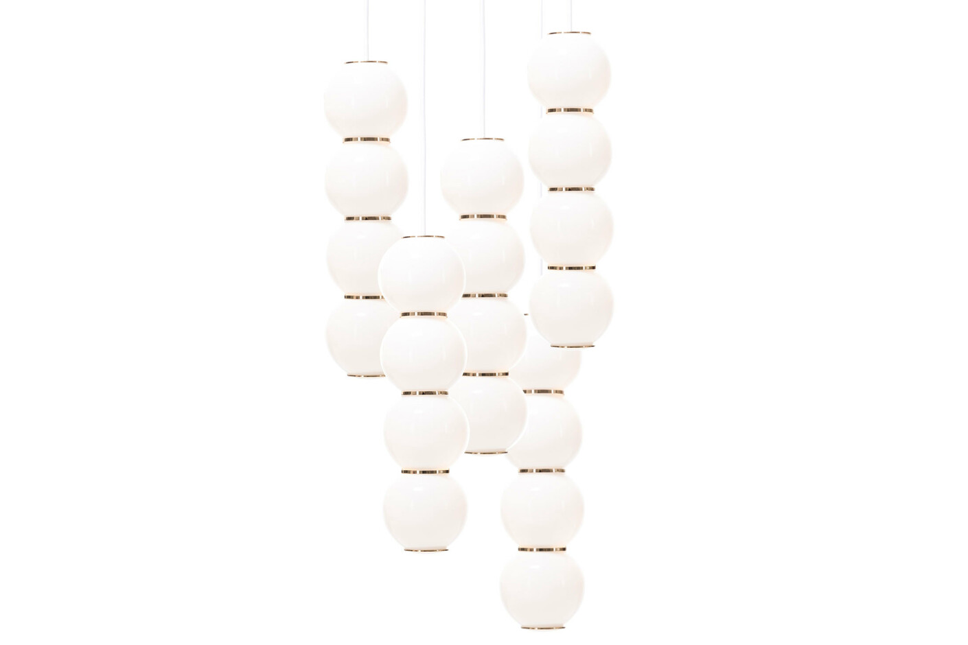 Pearls chandelier 5 lustre