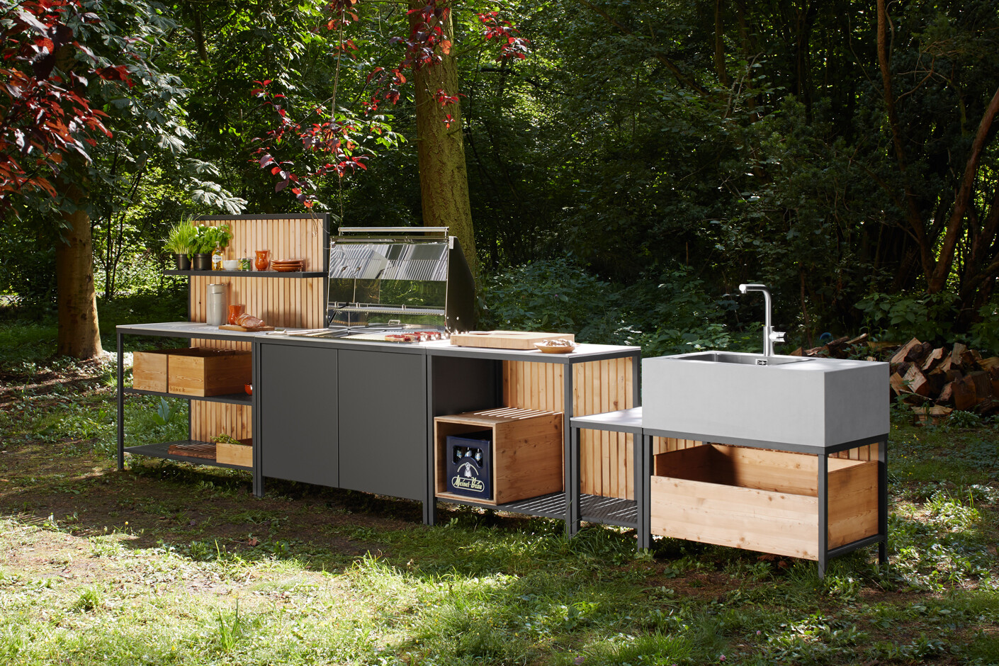 Outdoor cooking now!