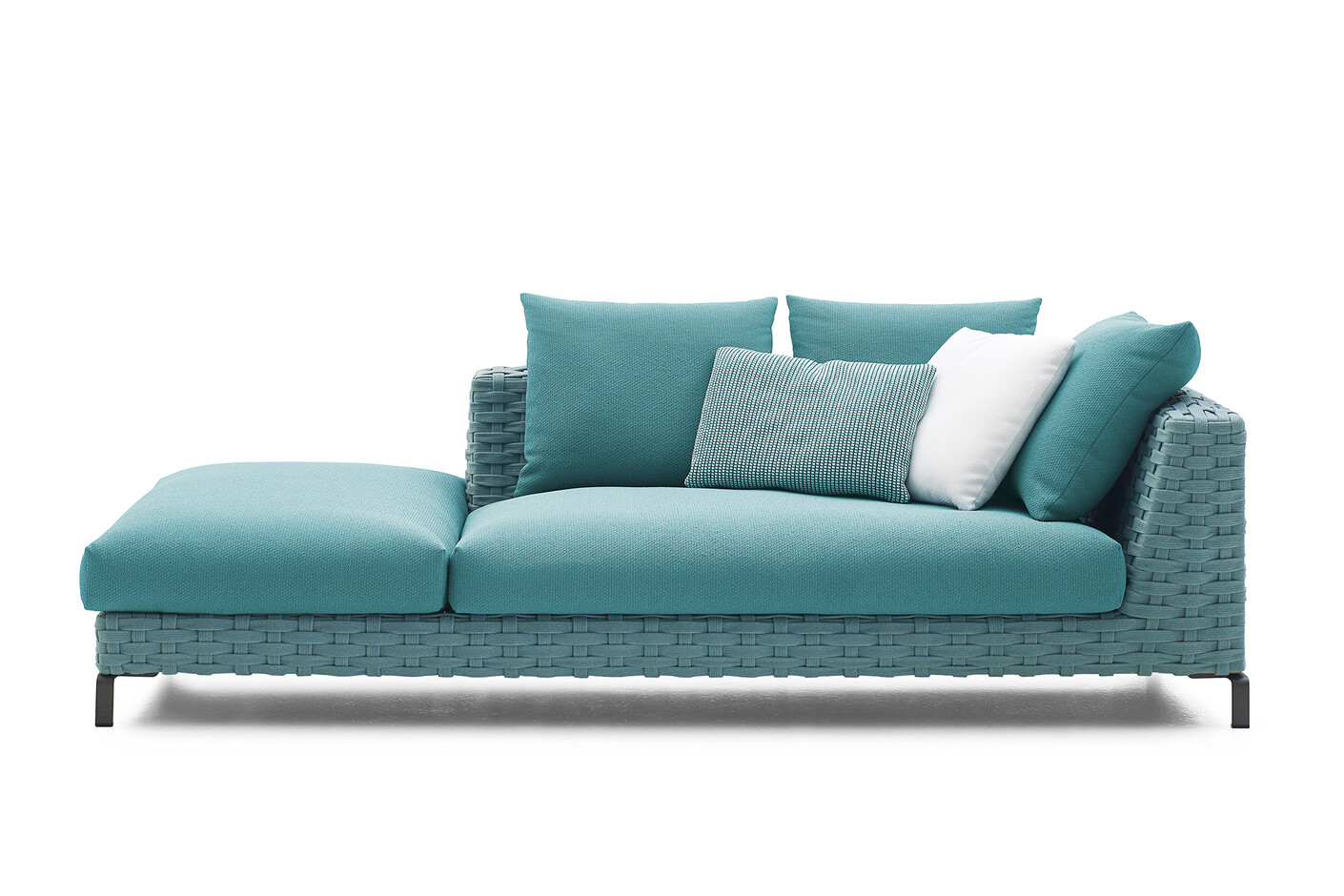 Ray Outdoor Fabric Chaise Longue 1