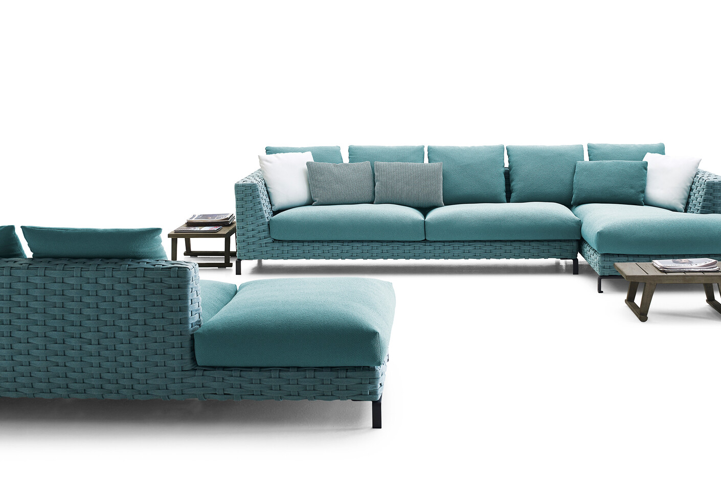 RAY OUTDOOR FABRIC Ecksofa