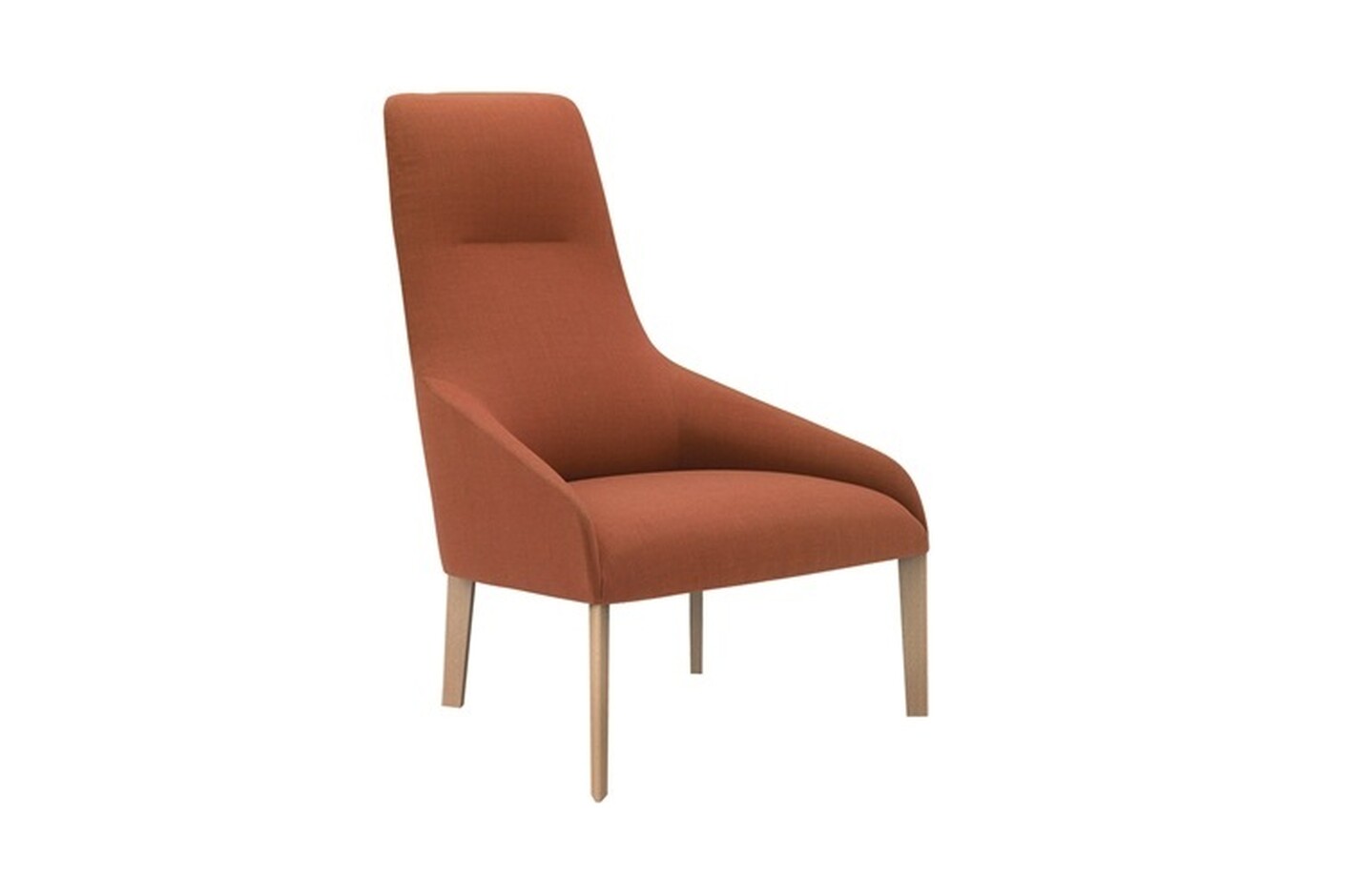 Alya lounge chair 4-legged wood base