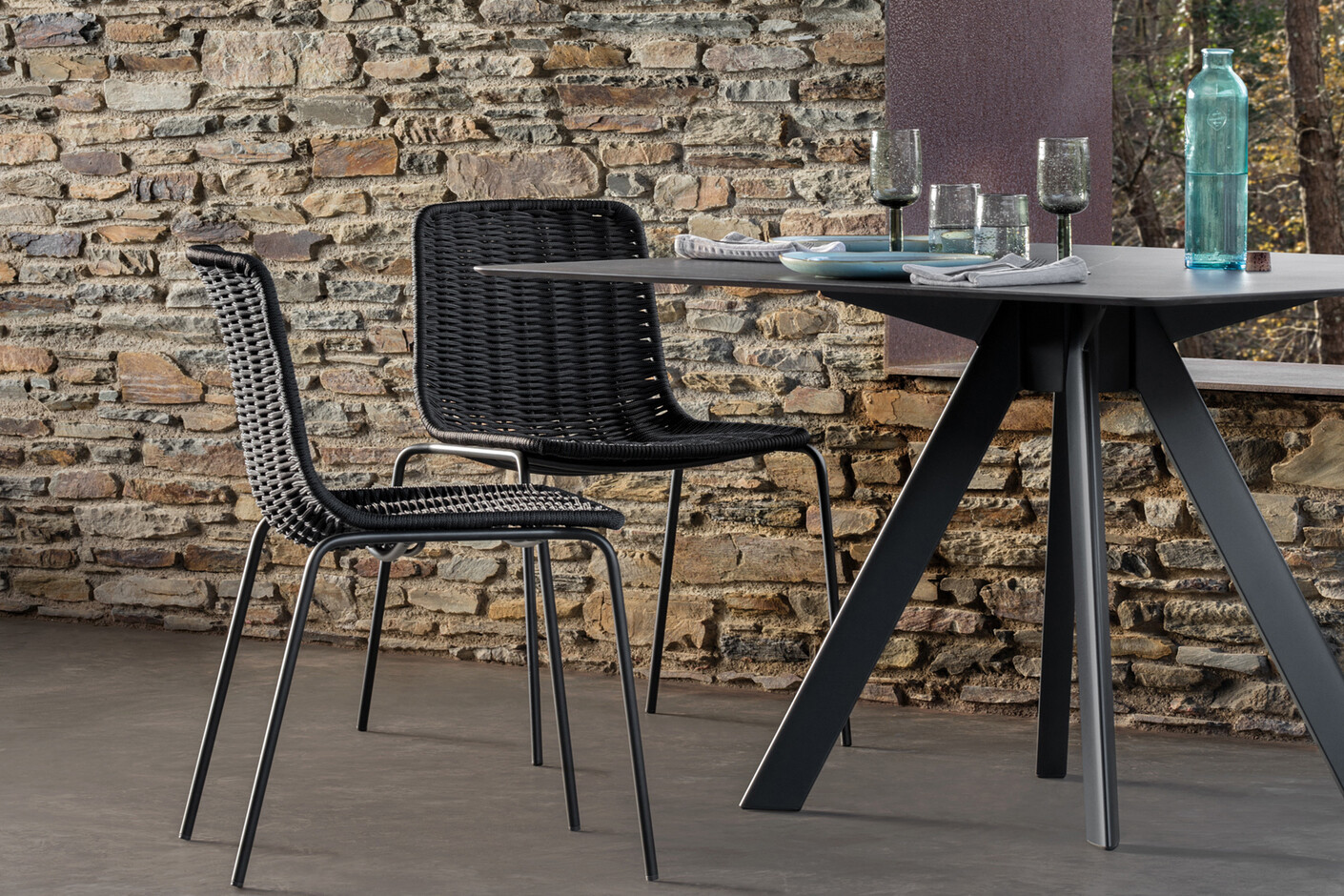 Atrivm outdoor square dining table C235 C