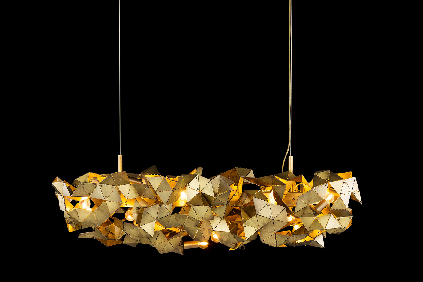 Fractal Chandelier oval