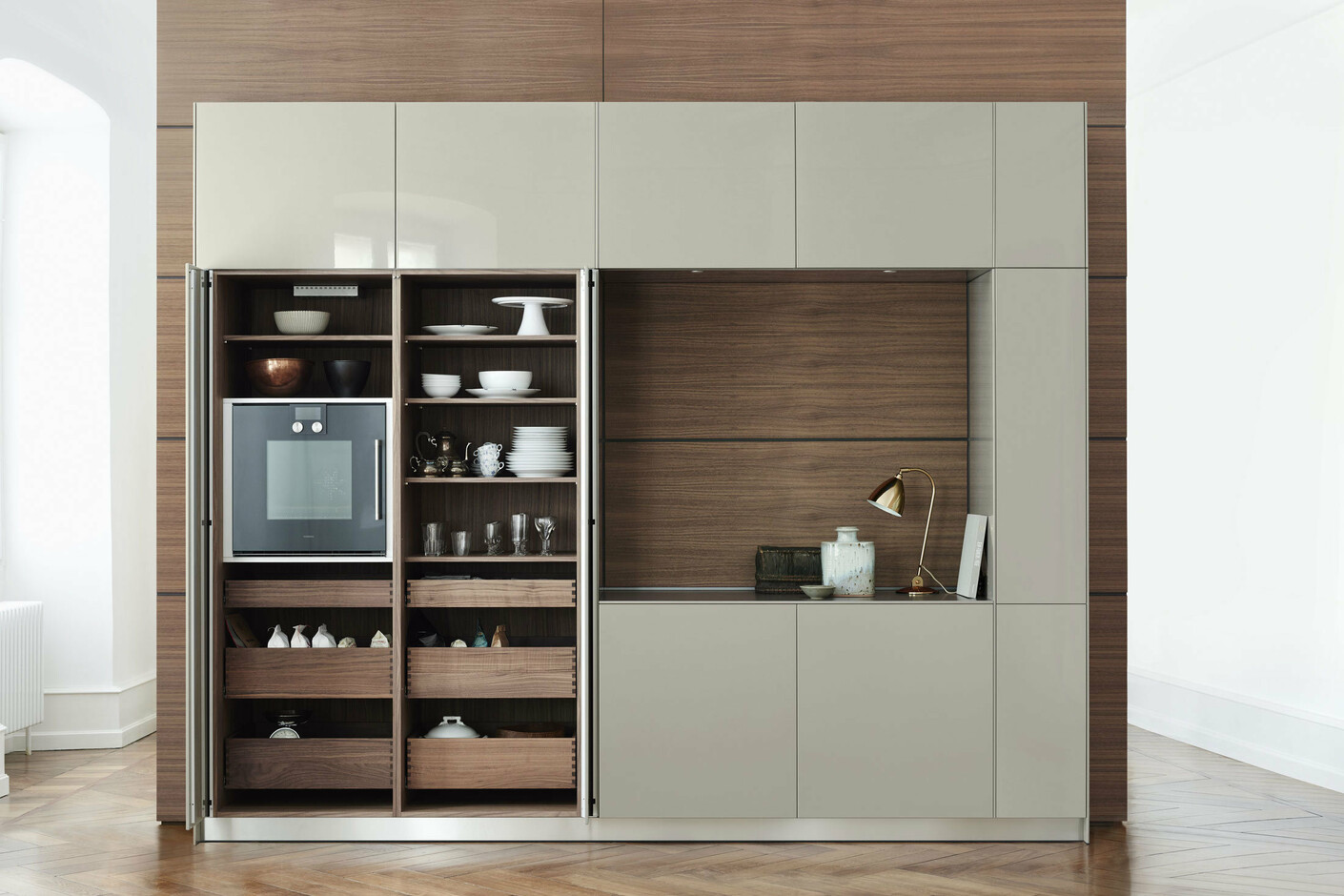 bulthaup b3 Drehschiebetürenschrank