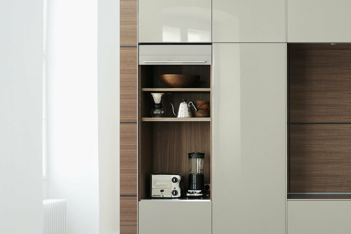 bulthaup b3 Rollladenaufsatzschrank