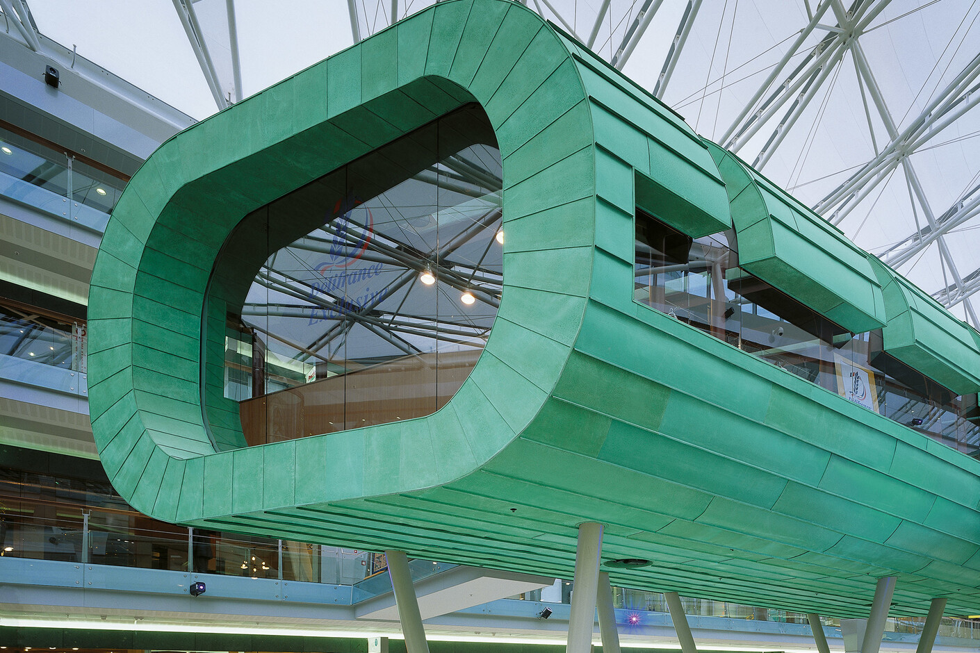 TECU® PATINA, Restaurant 'Villa Arena', Amsterdam, Niederlande