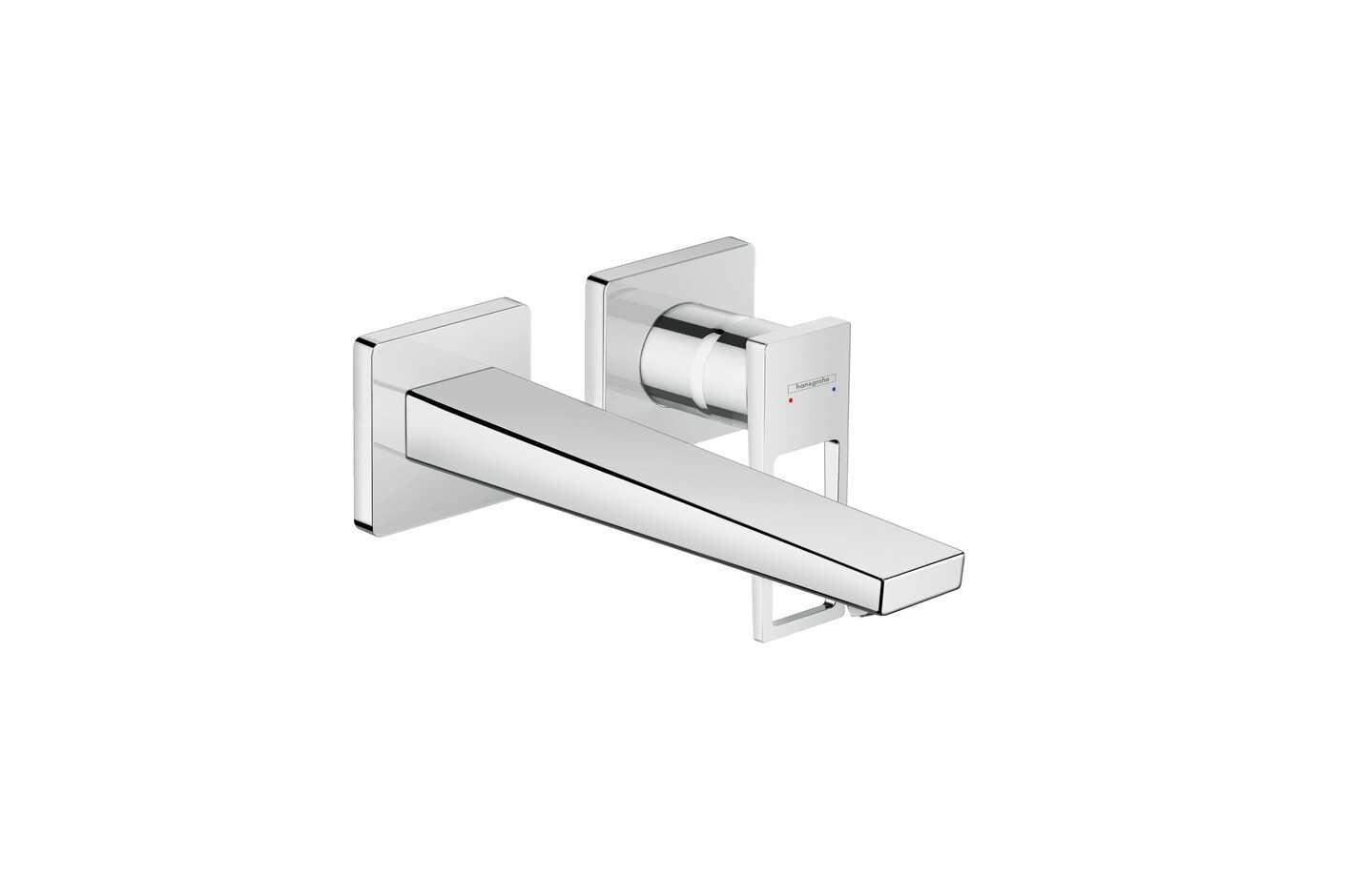 Metropol Single Lever Bath Mixer, wall mounted, 225, lever