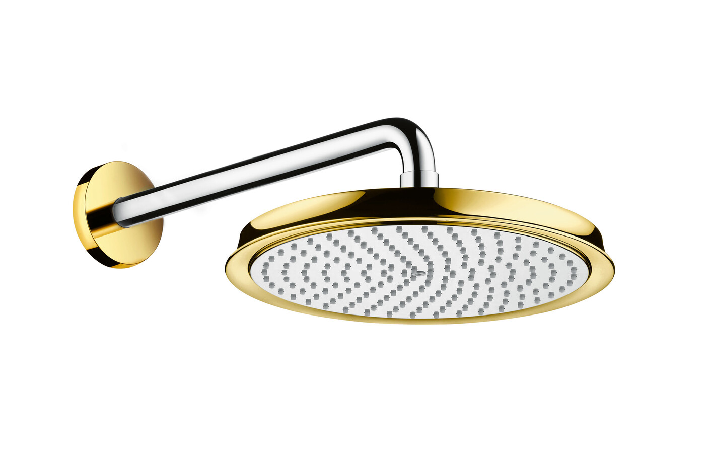 Hansgrohe Raindance Classic Chrome Gold Overhead Shower