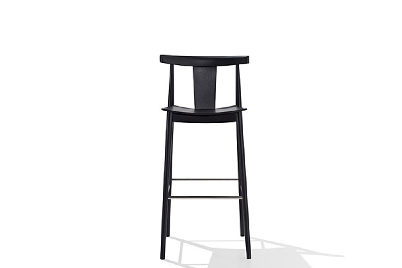 Smile bar stool with backrest