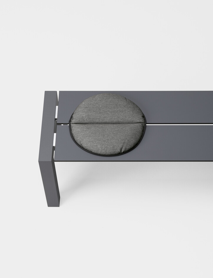 Sushi slatted bench