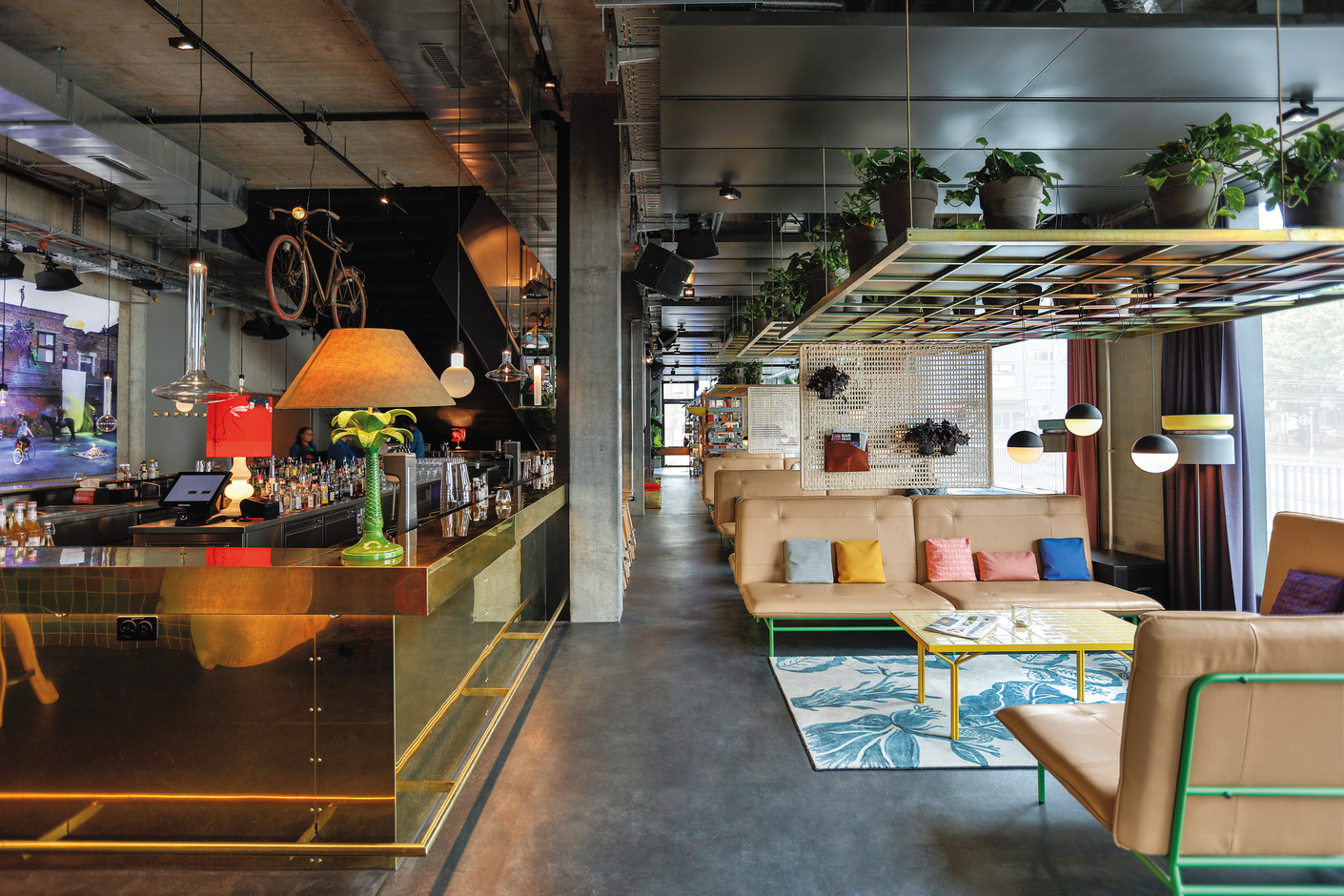 Sitzmöbel von Werner Aisslinger und Rolf Benz in 25hours Hotel Zürich Langstrasse