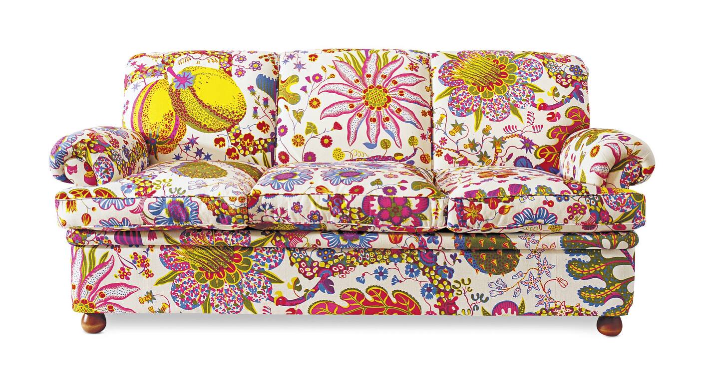 Josef Frank, Sofa Liljevalchs, Stoffbezug Teheran, 1934
