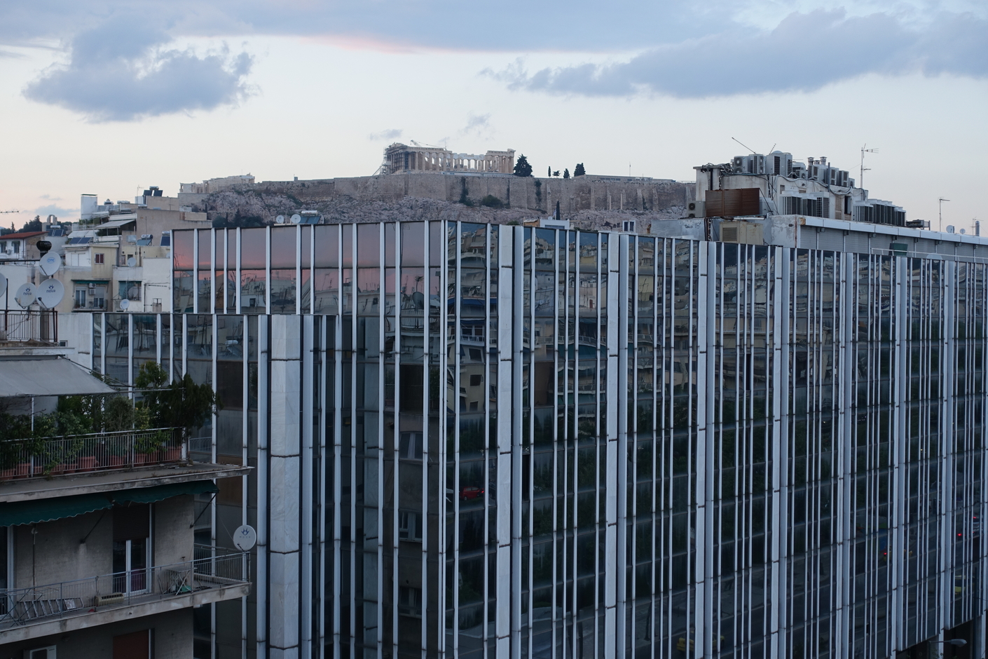 View on Athens with Acropolis