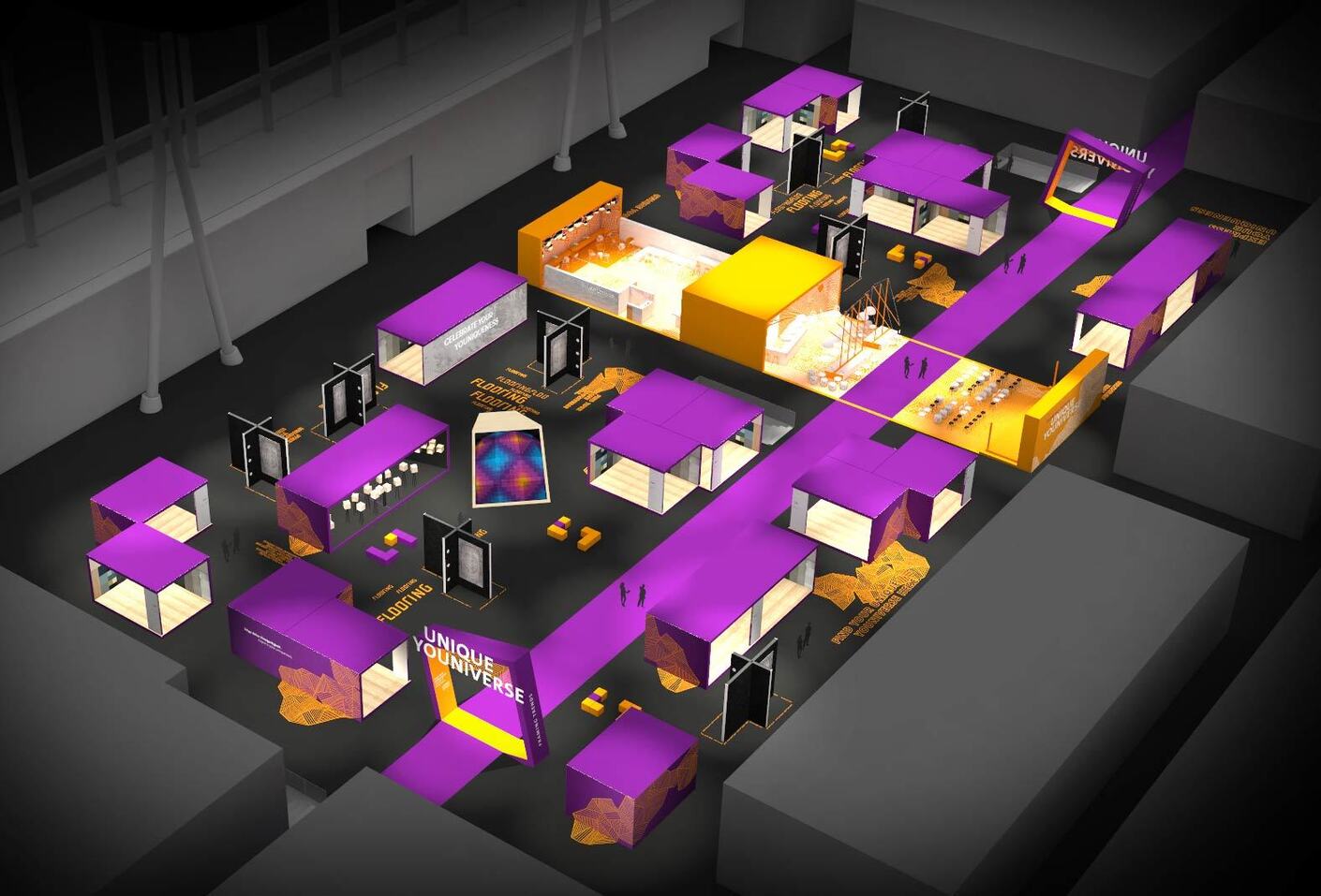 Urban: The trend show on 3500 square meters in hall 9 has placed the makers according to urban planning principles.