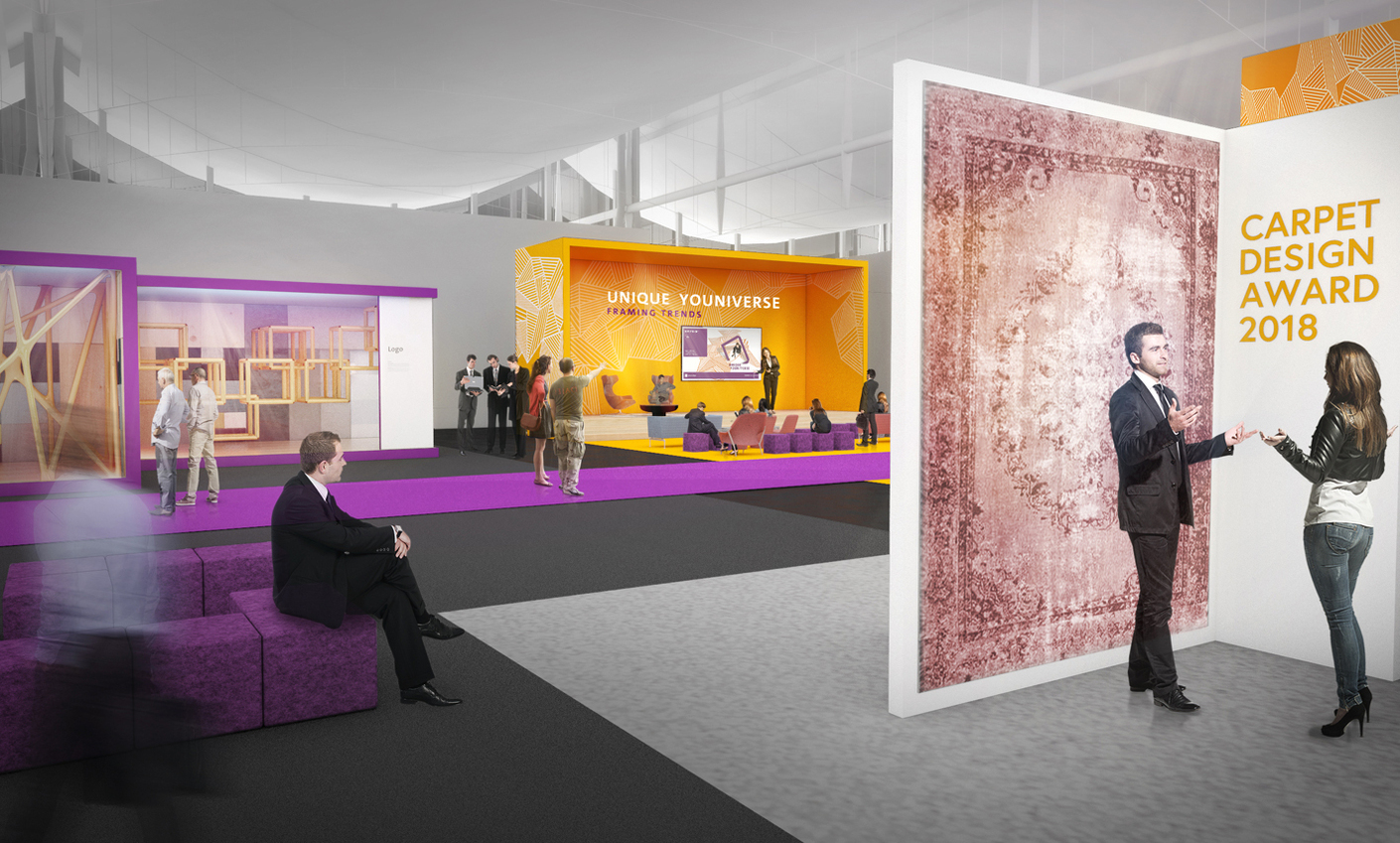 Away from the "piece of carpet" - the products should also be explored through apps and digital real-time experiences.