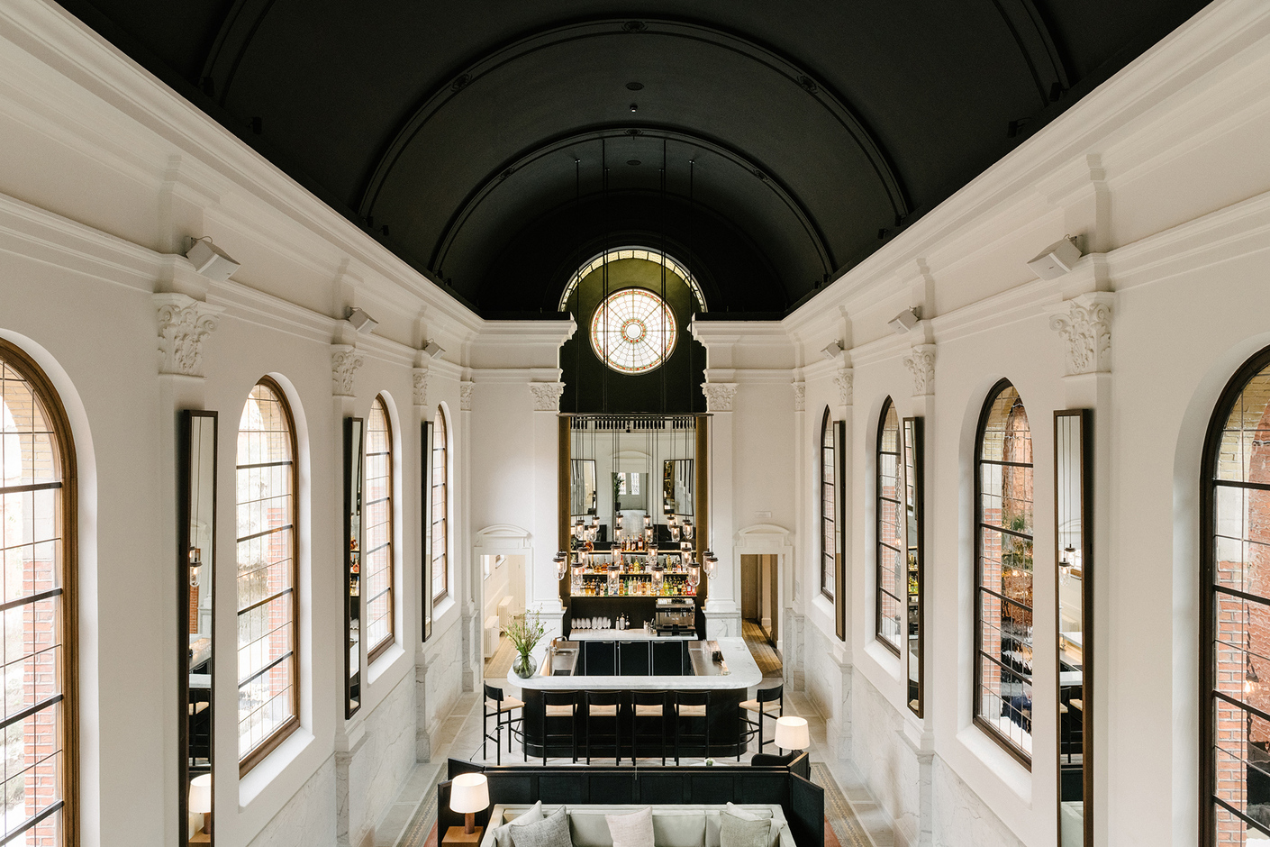Hotel bar at Hotel August Antwerp