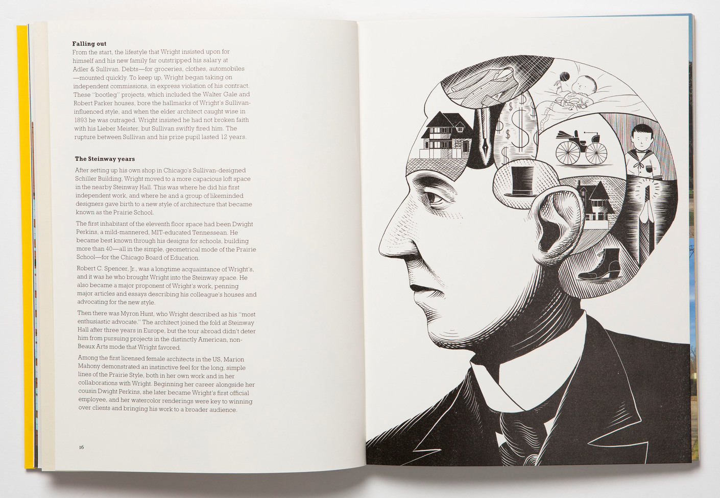 What moved Frank Lloyd Wright? The illustrated biography brings us into his thoughts.