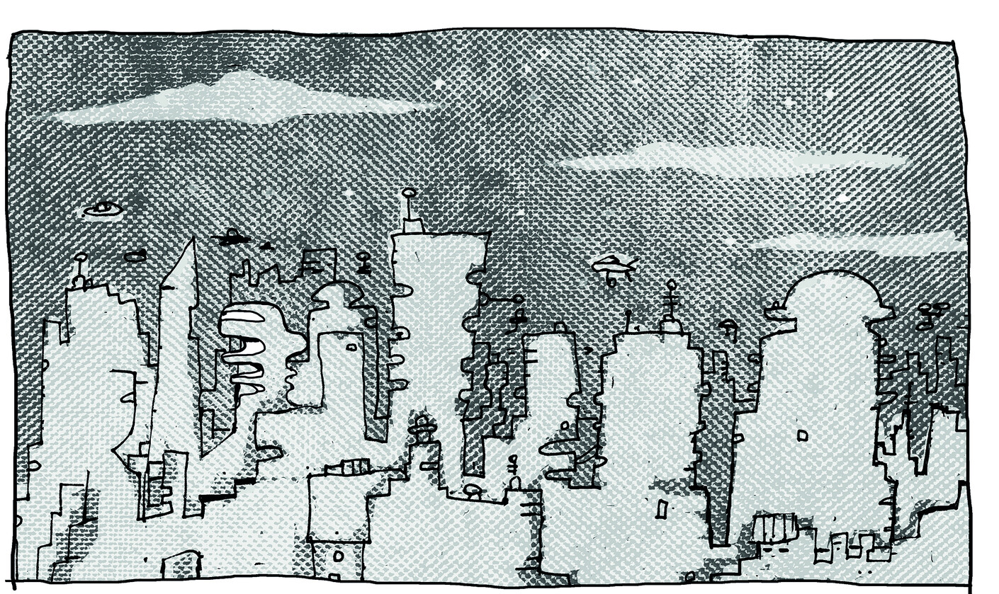 In Technocratien the buildings have no windows and everything is controlled by robots.