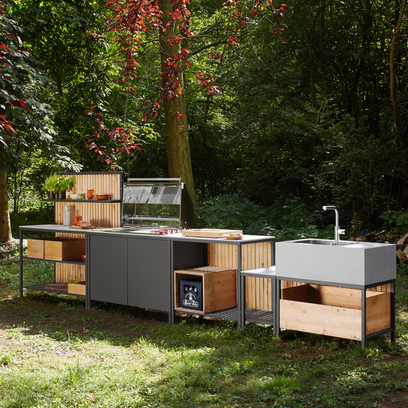 Outdoor cooking now!
