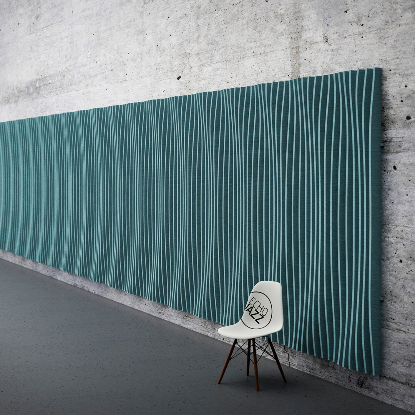 TS Q ECHOJAZZ Renderings Echo Baffle WALL 24mm WAVE stylepark