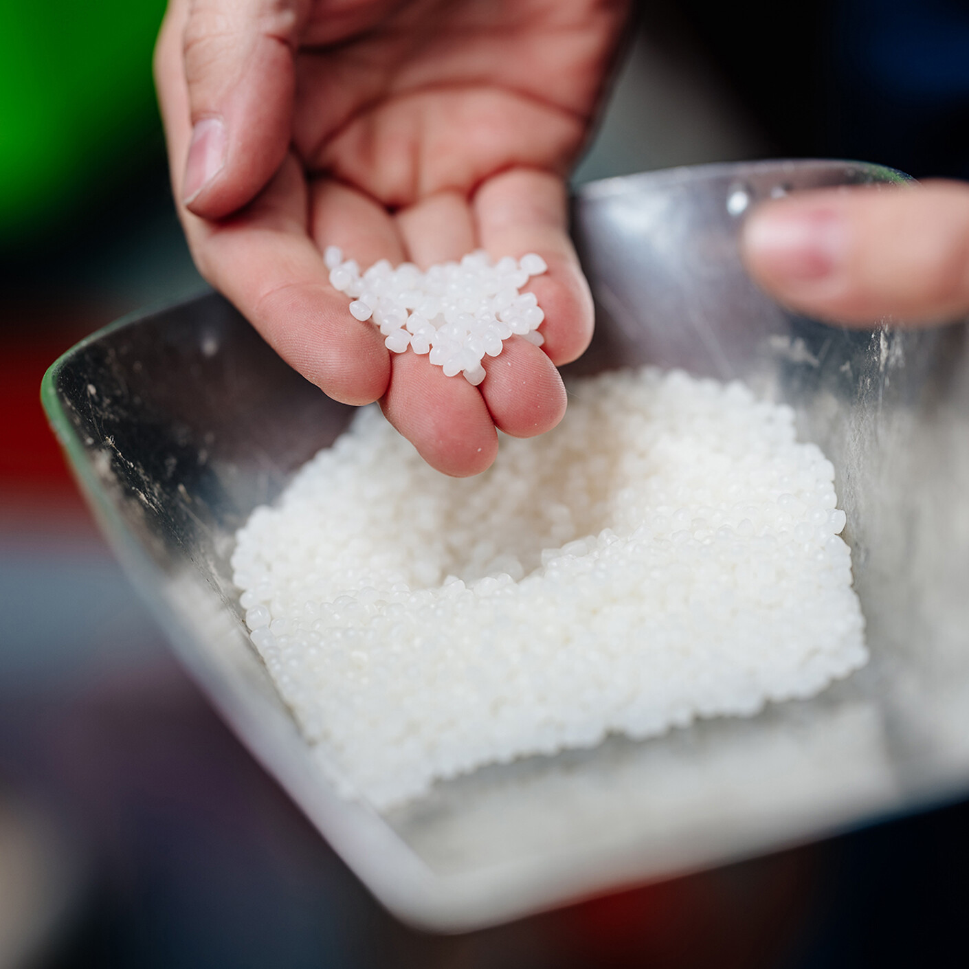 Linsen aus Milchsäure