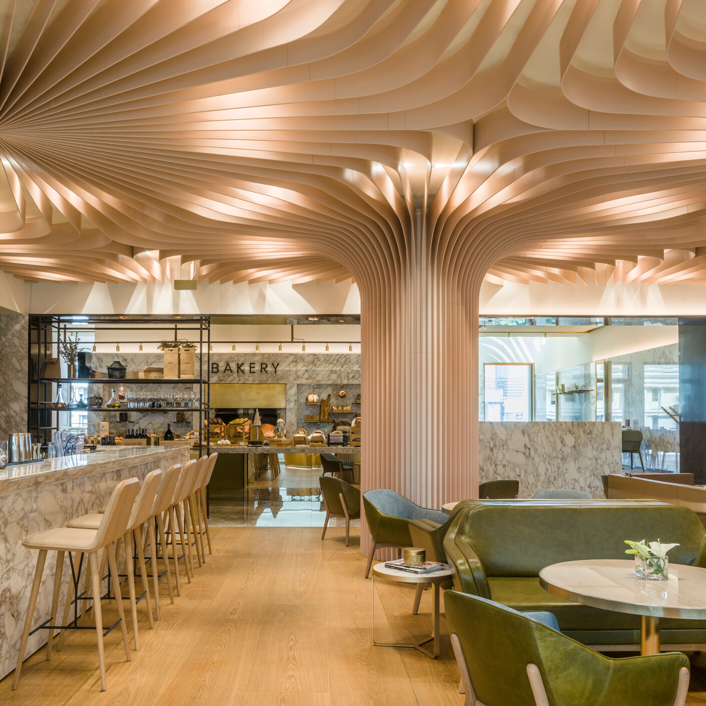 Food-Court in der Steppe