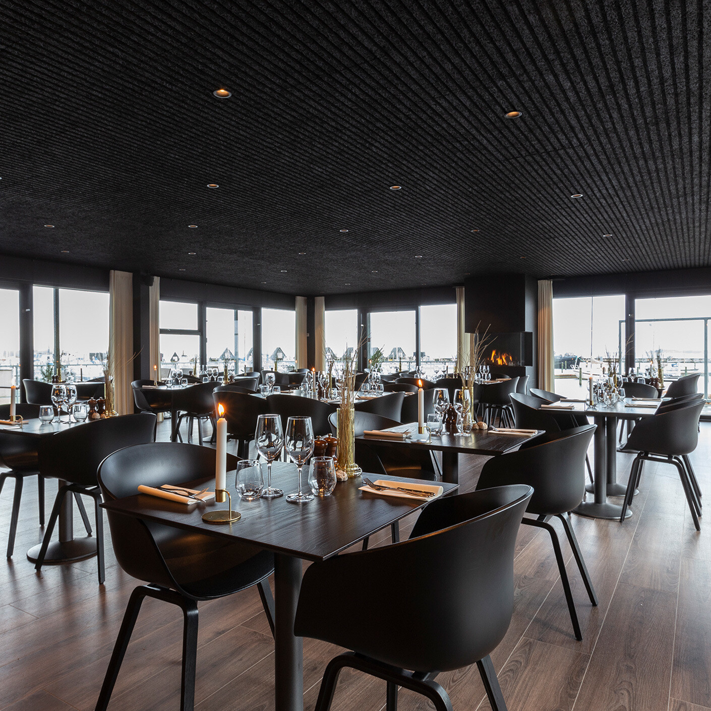 A perfect setting for the sea view