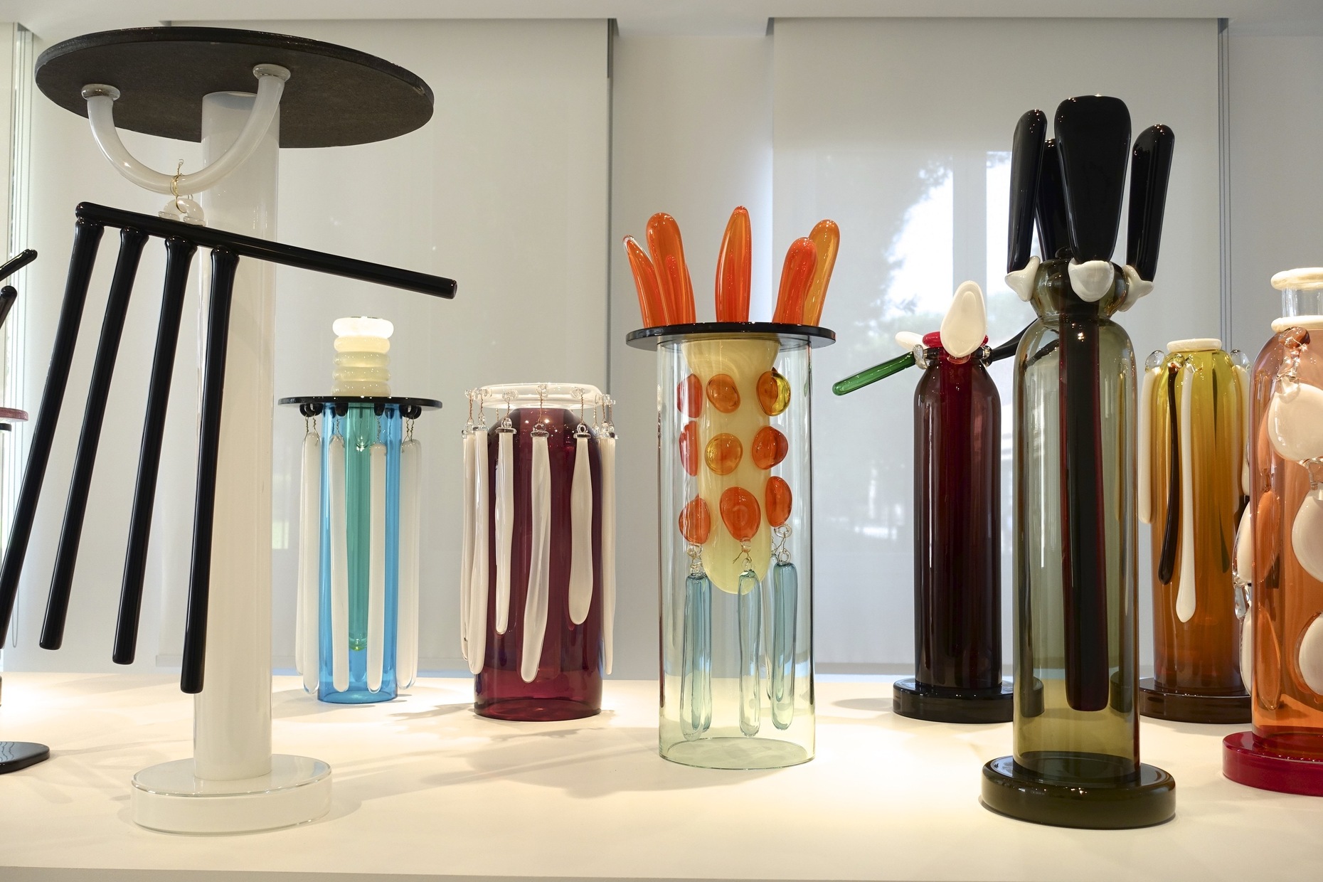 Installation view “Ettore Sottsass: il vetro”
