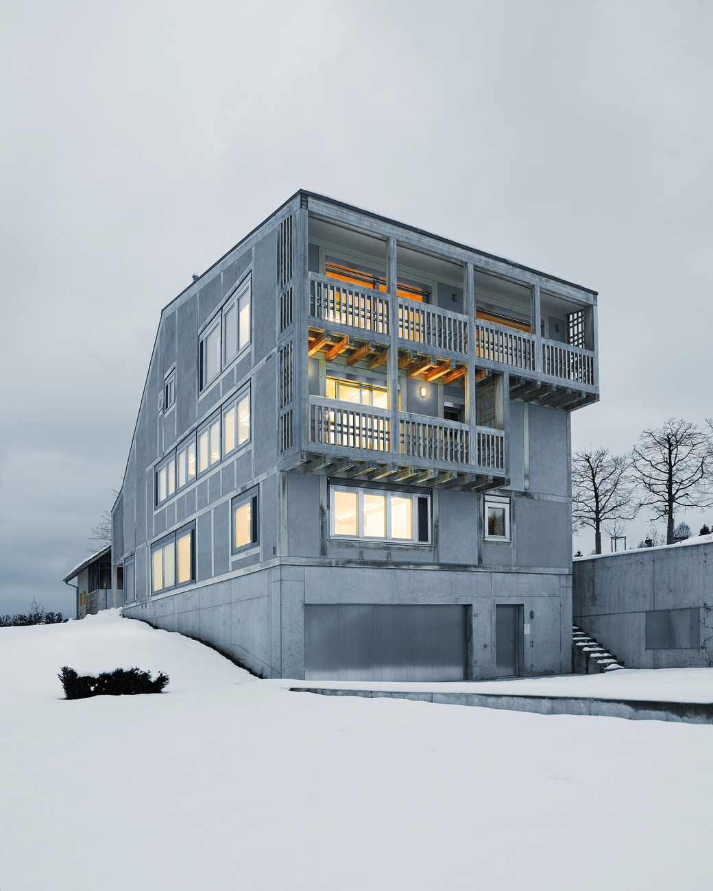 Andreas Fuhrimann Gabriele Haechler, Schweiz, Beton, Brutalismus, Country House Bärgiswil