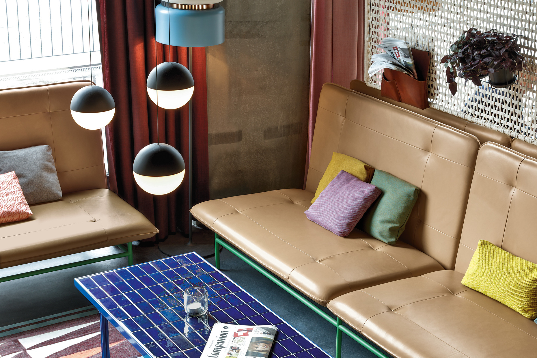 Sitzmöbel von Werner Aisslinger und Rolf Benz in 25hours Hotel Zürich Langstrasse