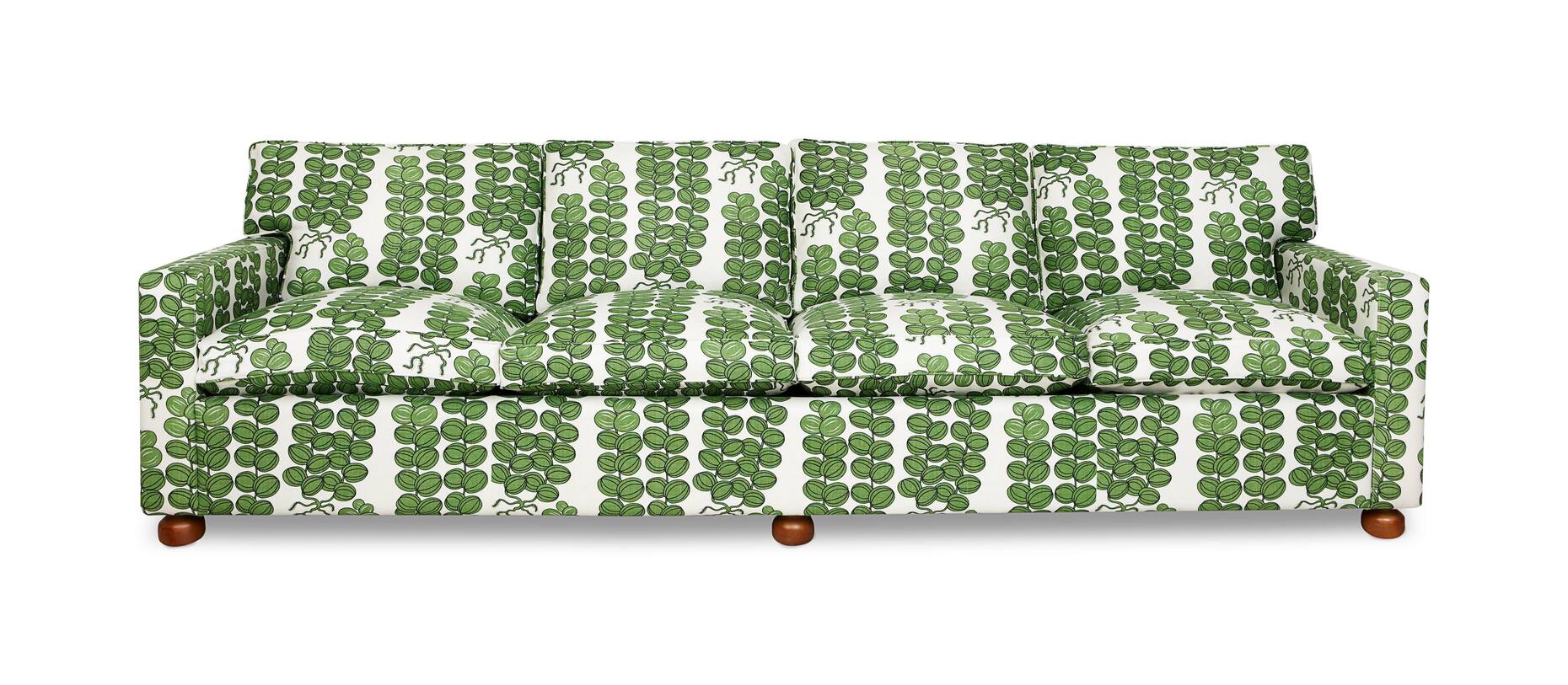 Josef Frank, Sofa, Stoffbezug Celotocaulis, 1940er Jahre