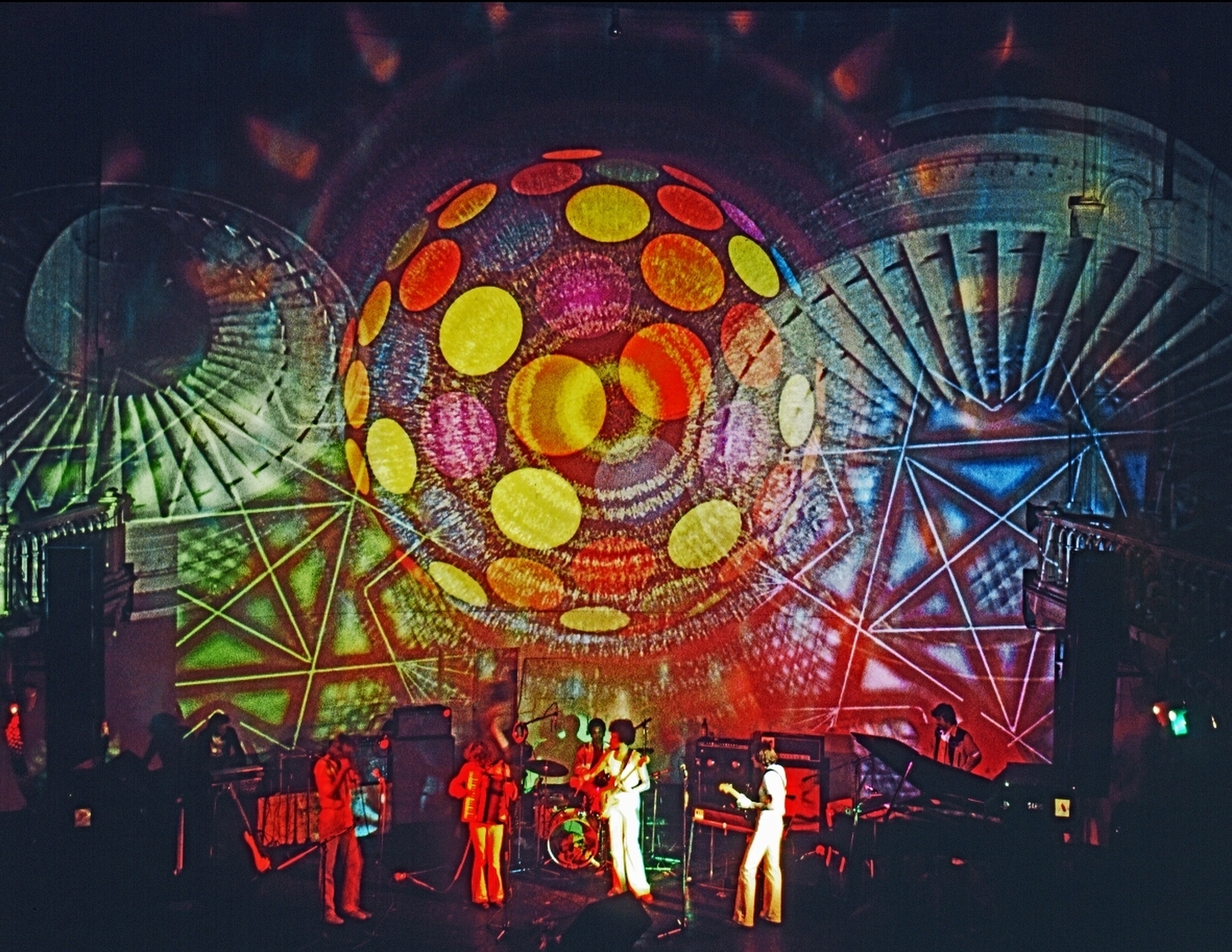 Lightshow at the youth center Paradiso (circa 1970)