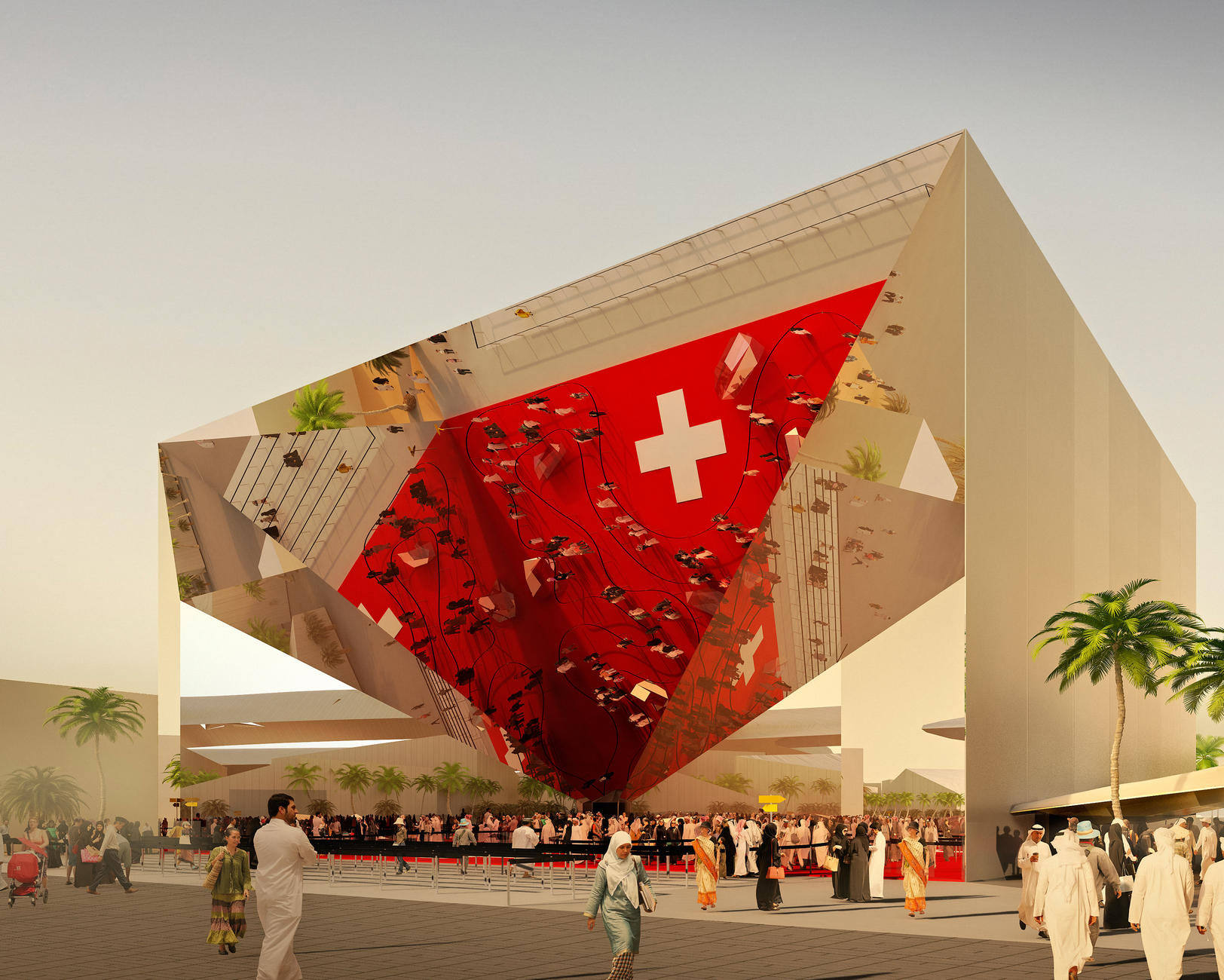 The Swiss Pavilion for Expo 2020 in Dubai by OOS.