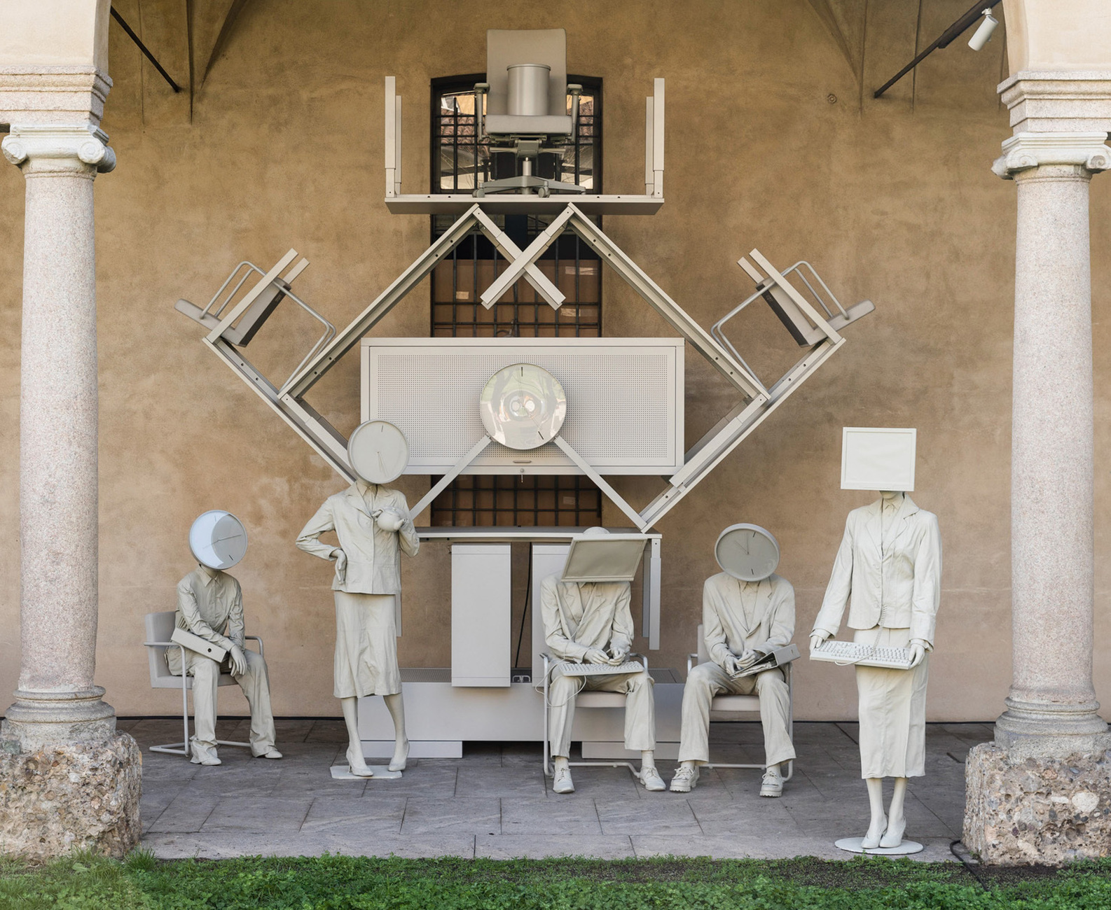 "Boring Tower" by Space Encounters with furniture of the "Boring Collection"