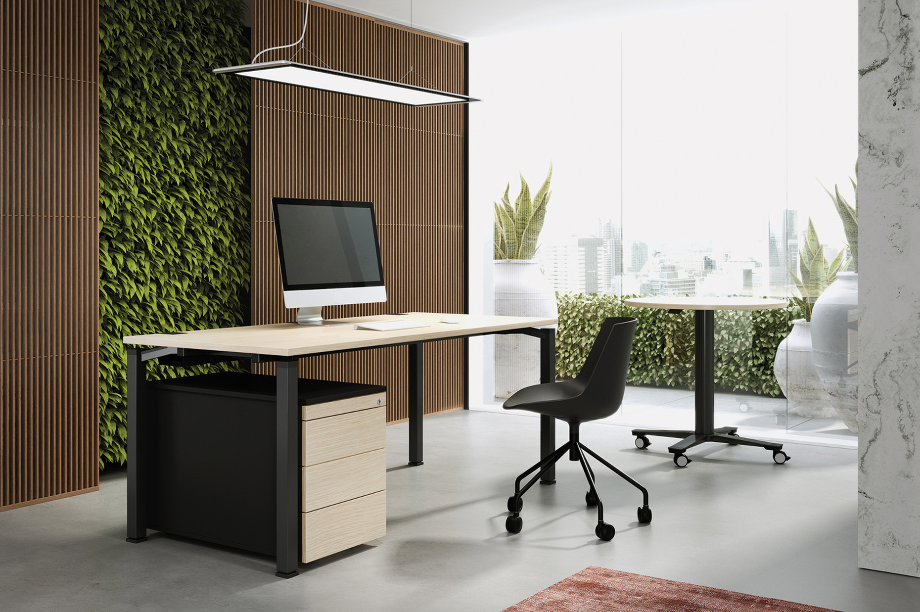 The adaptation of artificial light to the natural environment increases well-being, reduces restlessness and fatigue and increases concentration and productivity.