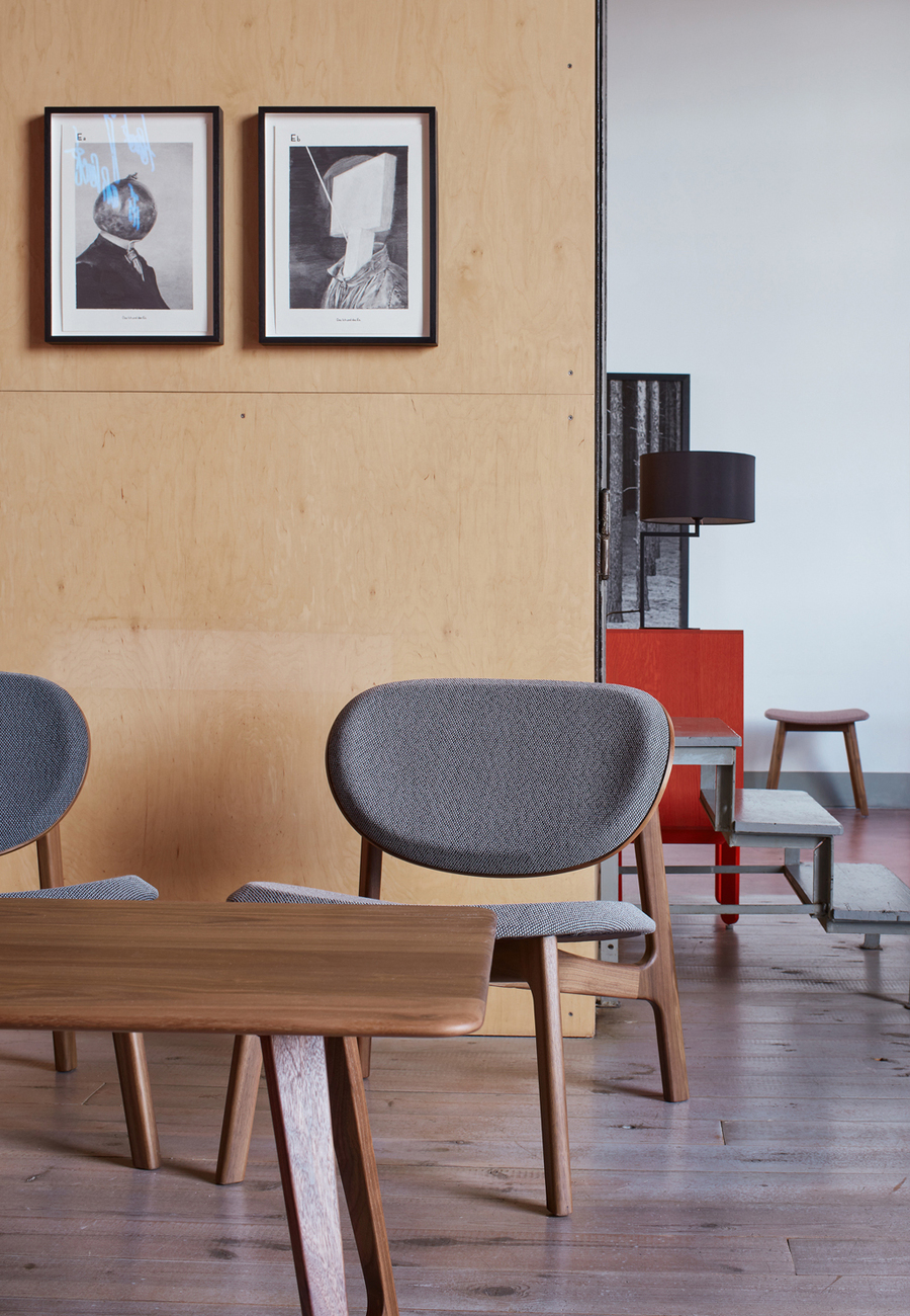 Cocktailsessel ZENSO LOUNGE – Design: Formstelle, 2018 Meisterzimmer #3, Kunst: Jana Gunstheimer