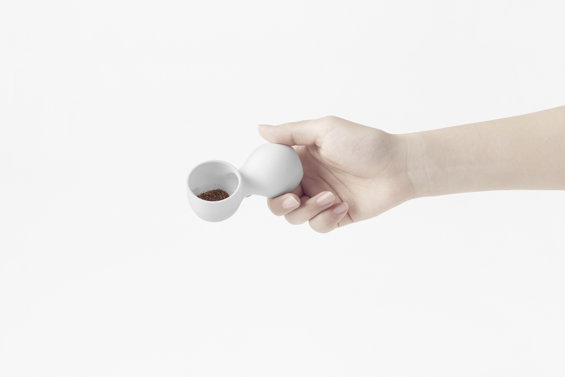 Nendo, Kona Shoyu Container, Gefäß für Sojasoßenpulver