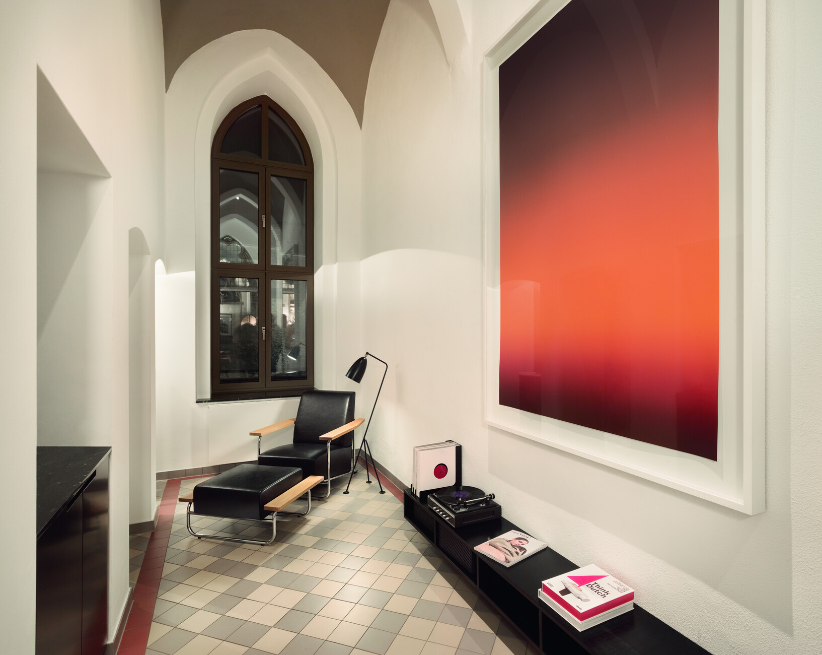 Revealed to life: The "Lovell Easy Chair" with Ottoman exists before the VS Neutra Collection just in form of a drawing.