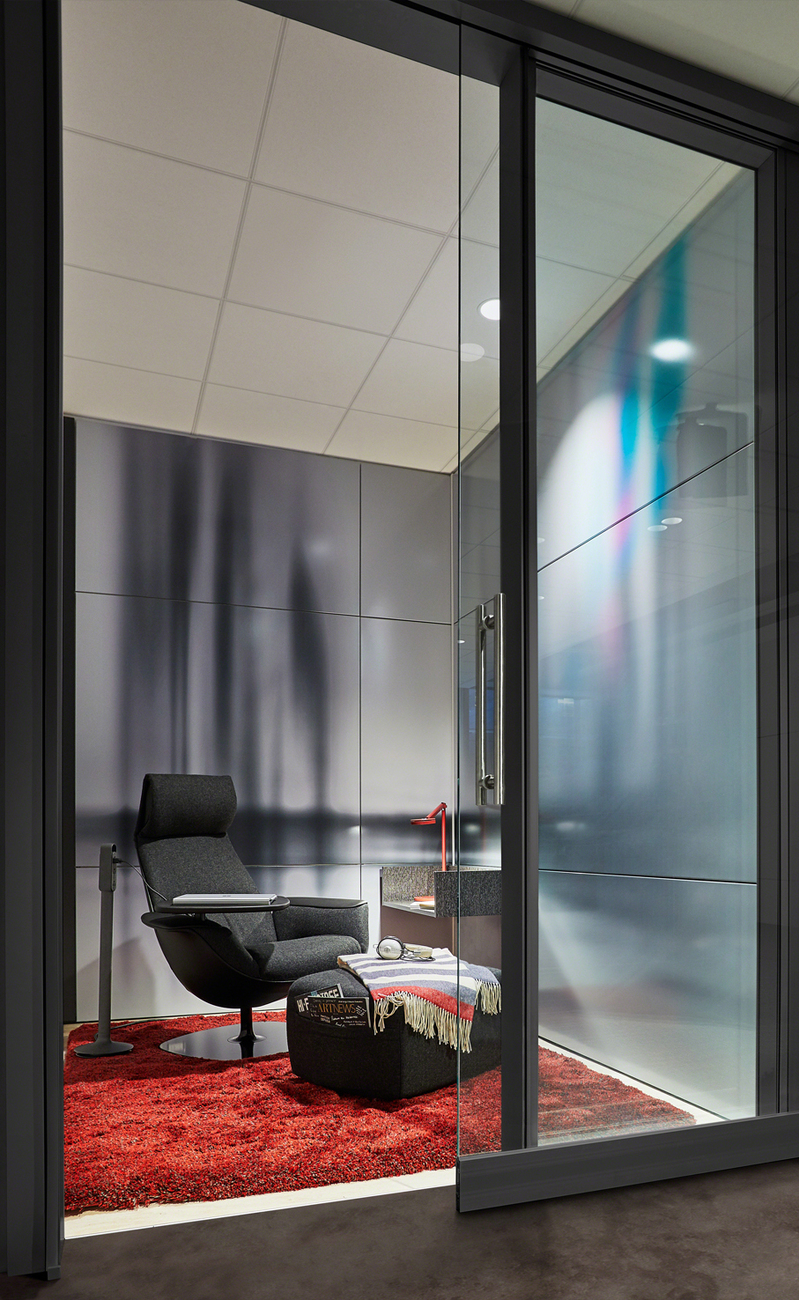 Als Raum für Ruhe und Rückzug bietet der "Respite Room" technische Lösungen und Platz für aktive Gruppenarbeit.
