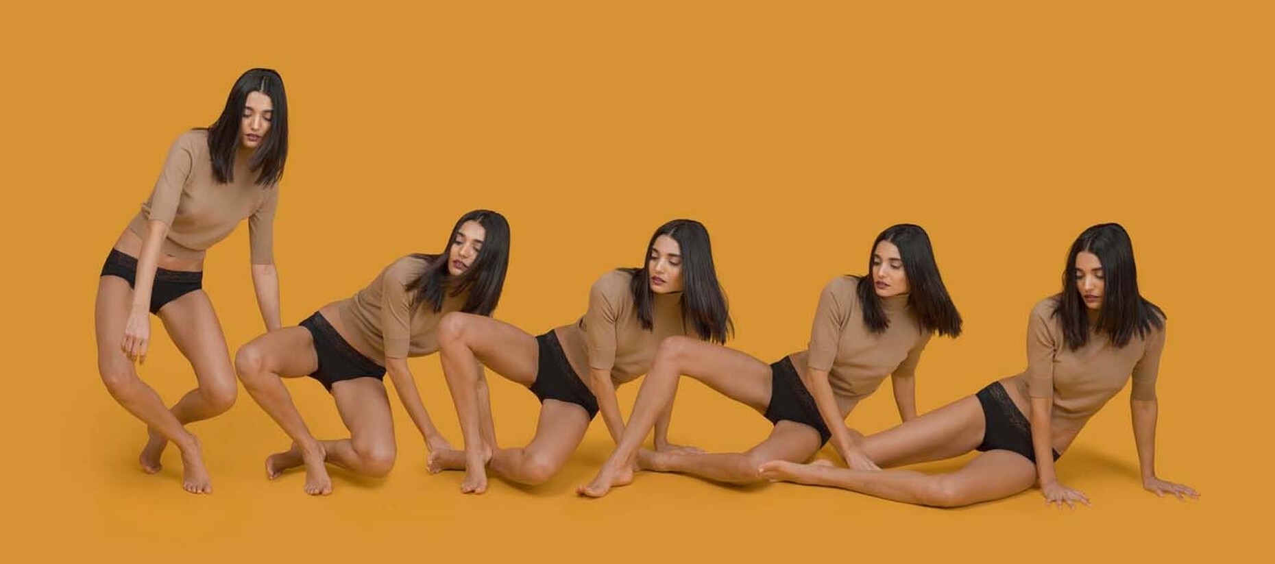 Die Thinx-Kampagne wurde 2016 in den U-Bahnen von New York City gezeigt und spiegelt auf abstrakte Weise die Phasen der Periode und ihren Einfluss auf den Körper.