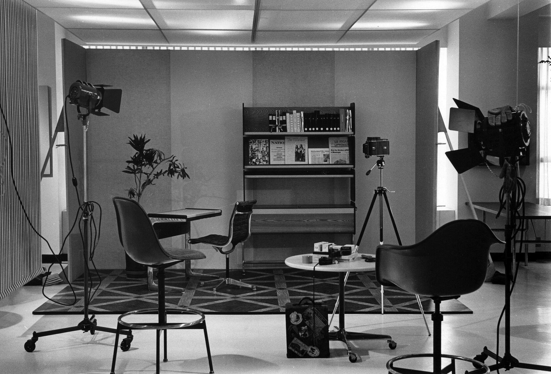 Vitra Design Museum An Eames Celebration  Set Of Photoshoot For Aluminium Group Furniture