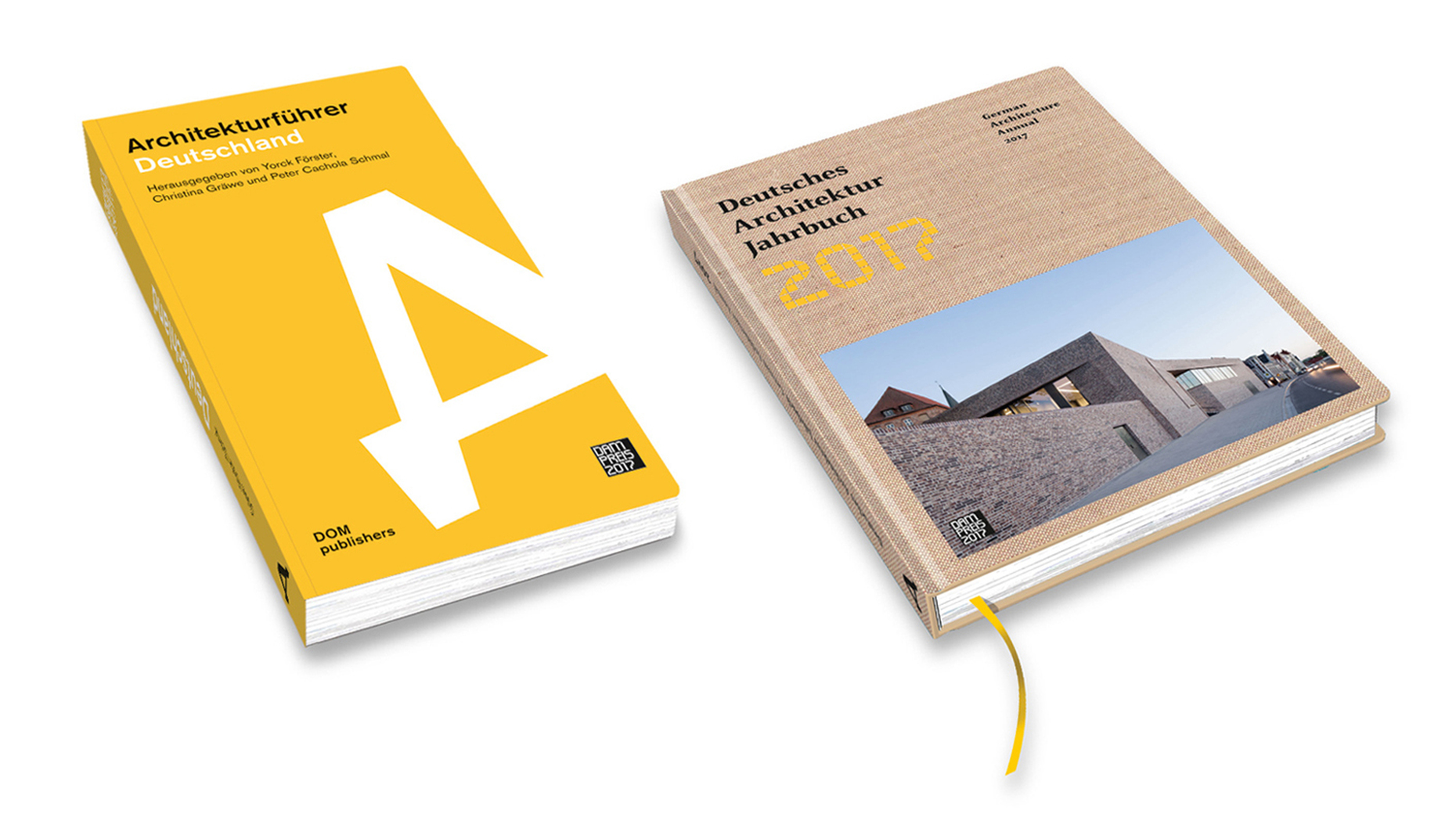 Aus eins mach zwei: Ab 2017 erscheint zum Deutschen Architekturjahrbuch jedes Jahr ein „Architekturführer“, in dem knapp 100 Gebäude des Jahres versammelt werden.