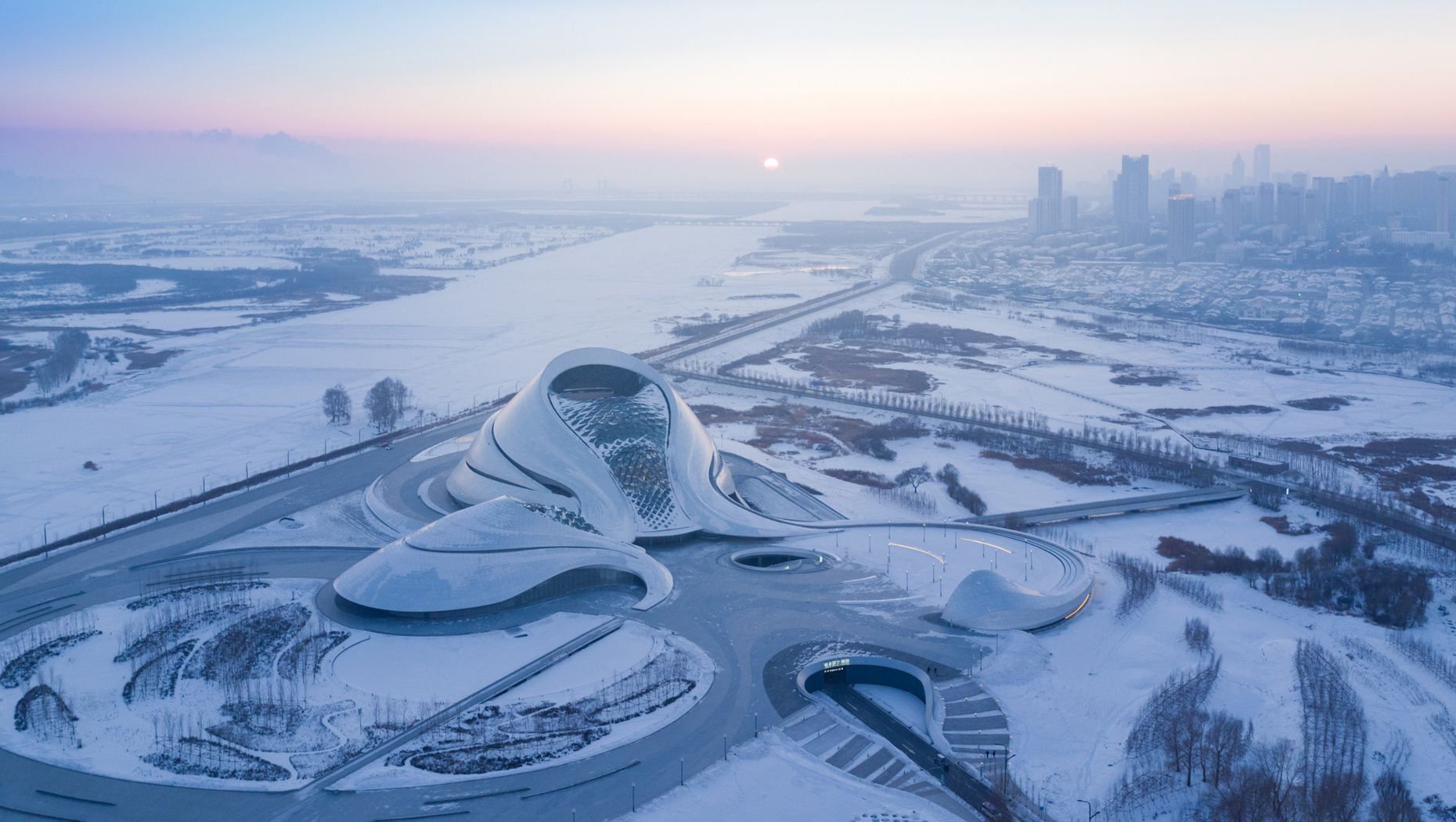 Harbin Opera House, Northern China, designed by MAD Architects