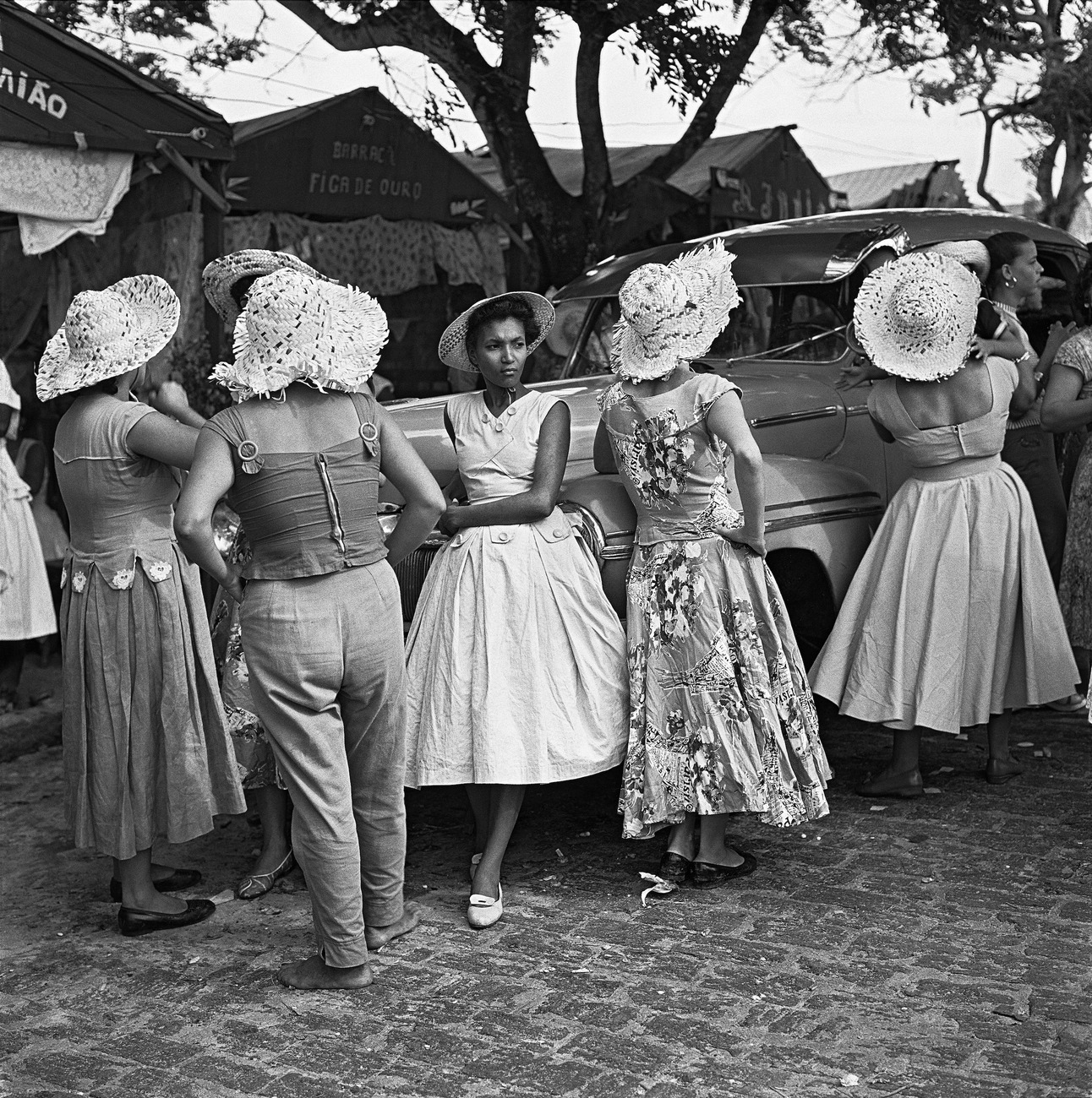Brasilianisches Volksfest im Stadtteil Ribeira, Salvador, Brasilien, Marcel Gautherot.